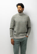 Turtleneck jumper with organic cotton