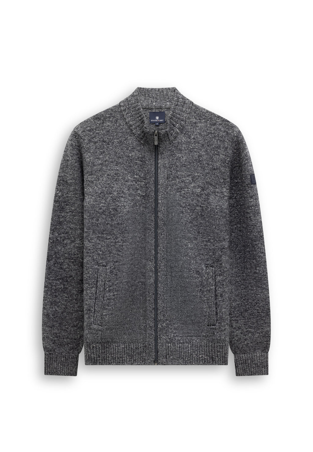 Gemêleerd vest met steekzakken