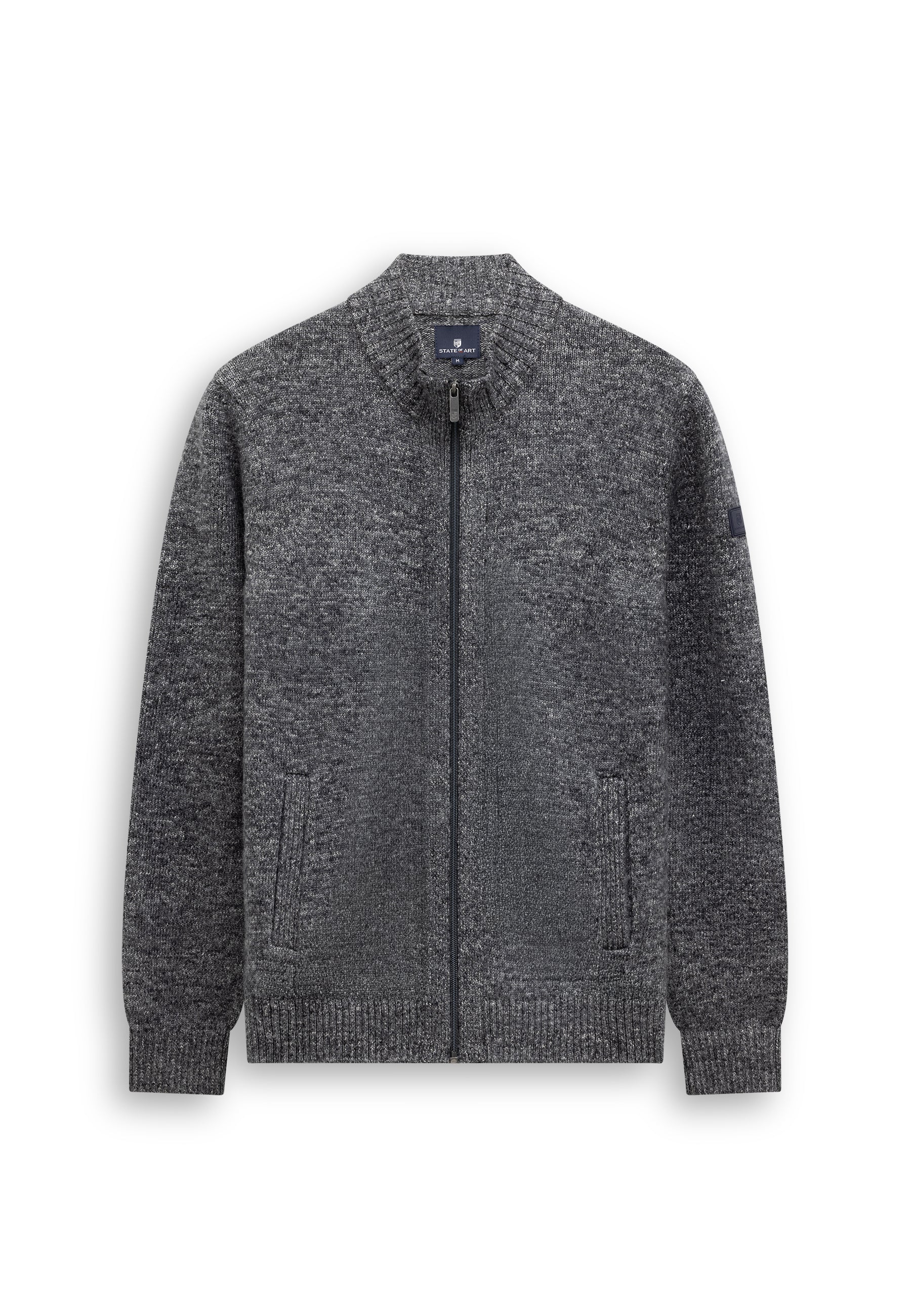 Gemêleerd vest met steekzakken