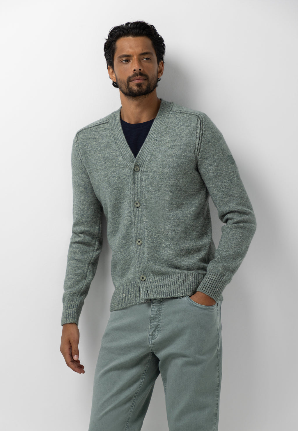 Strickjacke aus Bio-Baumwolle