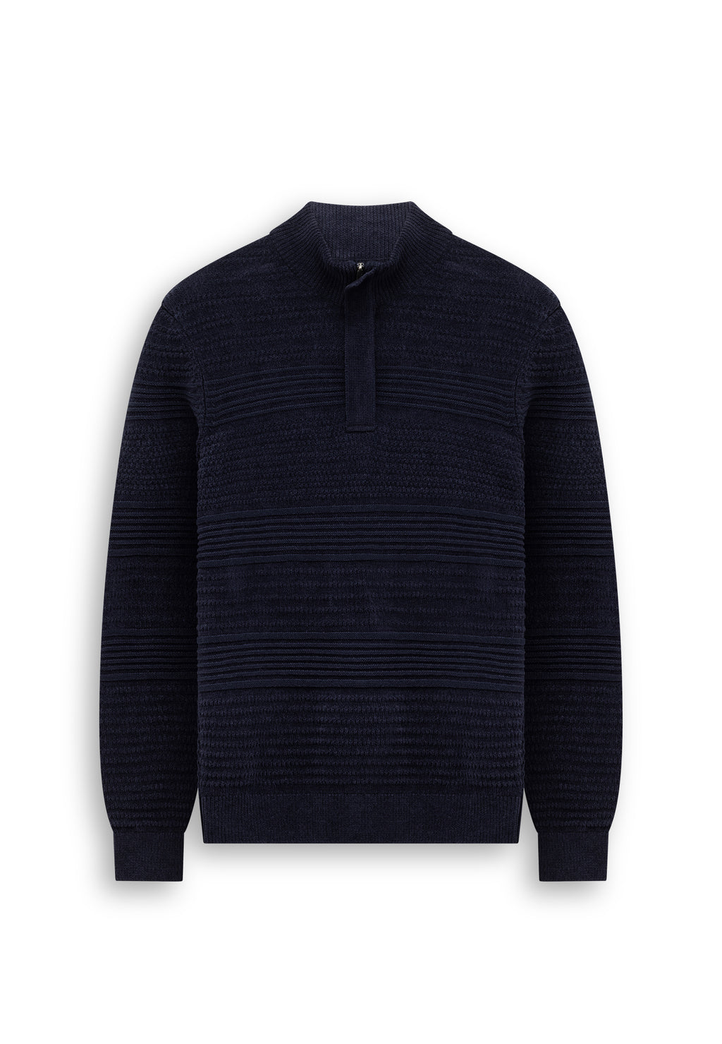 Chenille trui met structuurpatroon