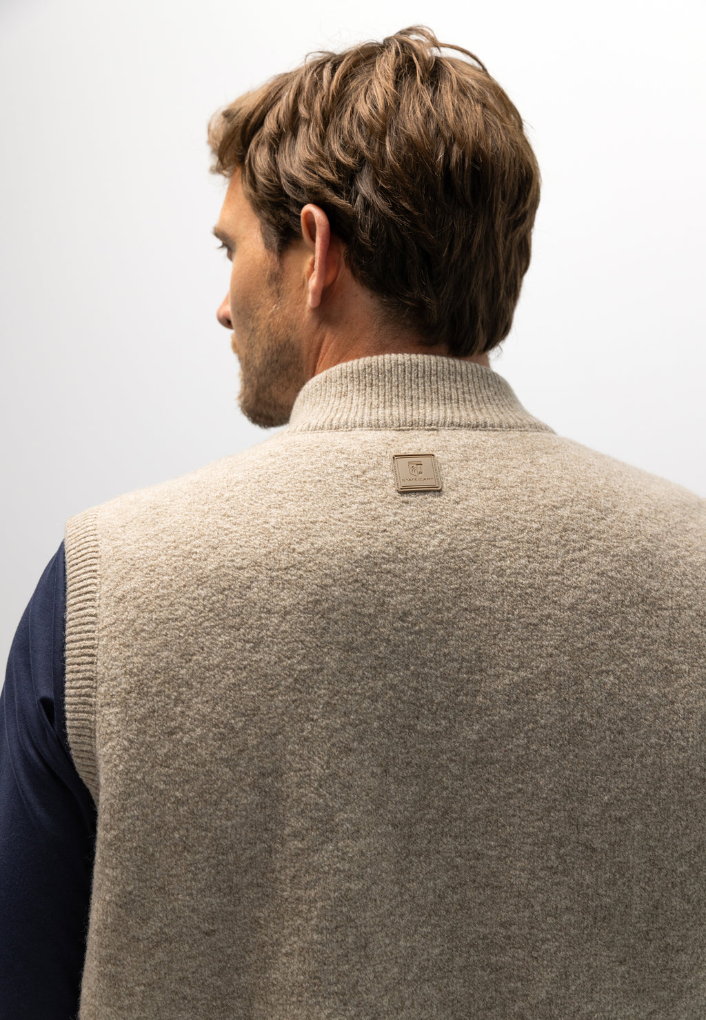 Bodywarmer van lamswolmix