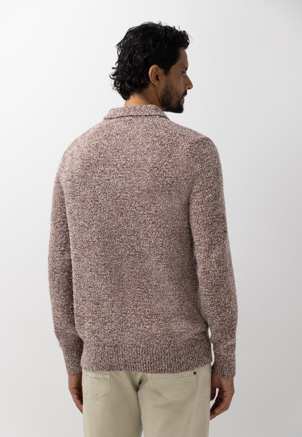 Poloshirt aus Wollmix