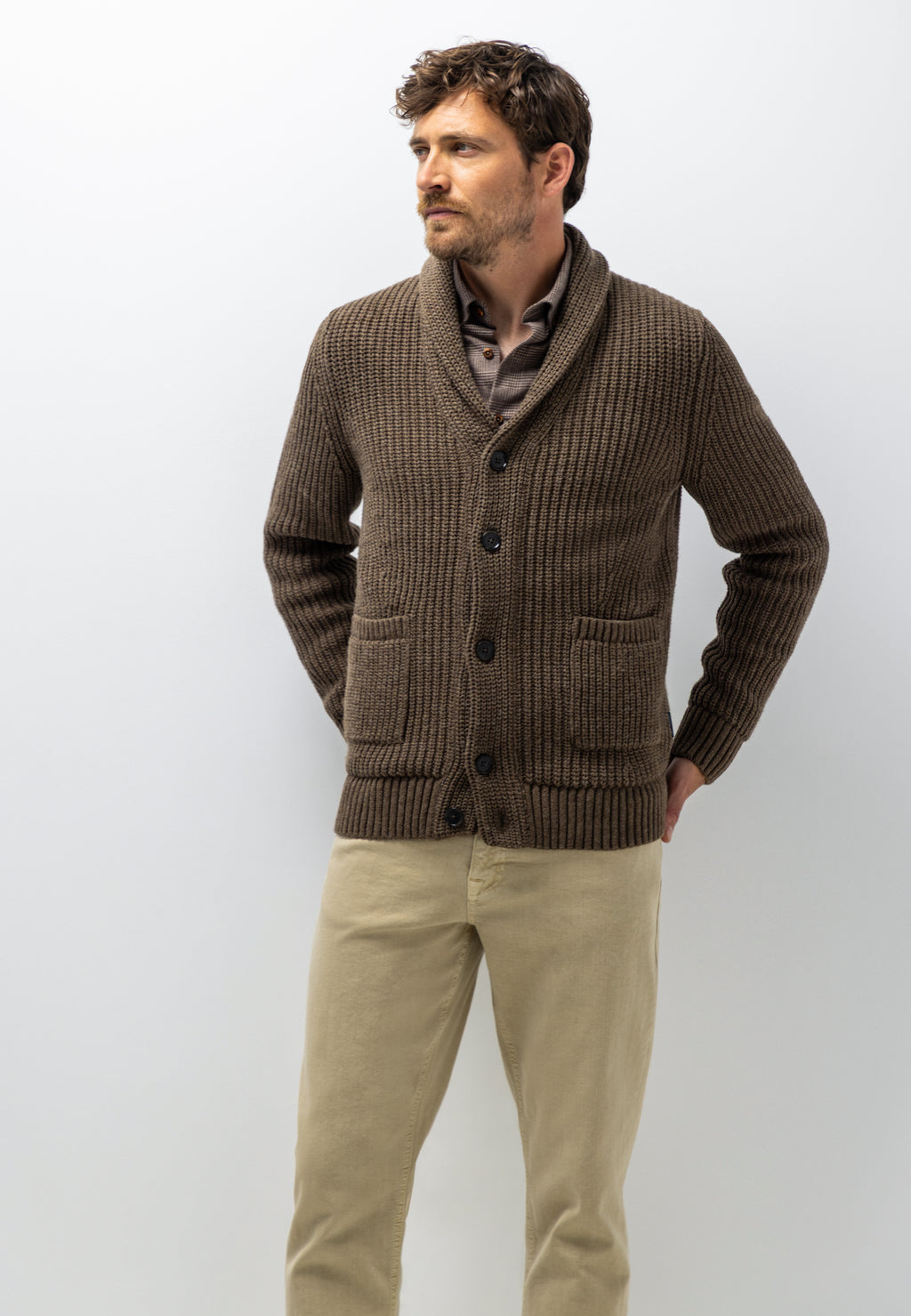 Cardigan à col châle