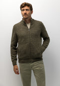 Double-knit cardigan with pockets