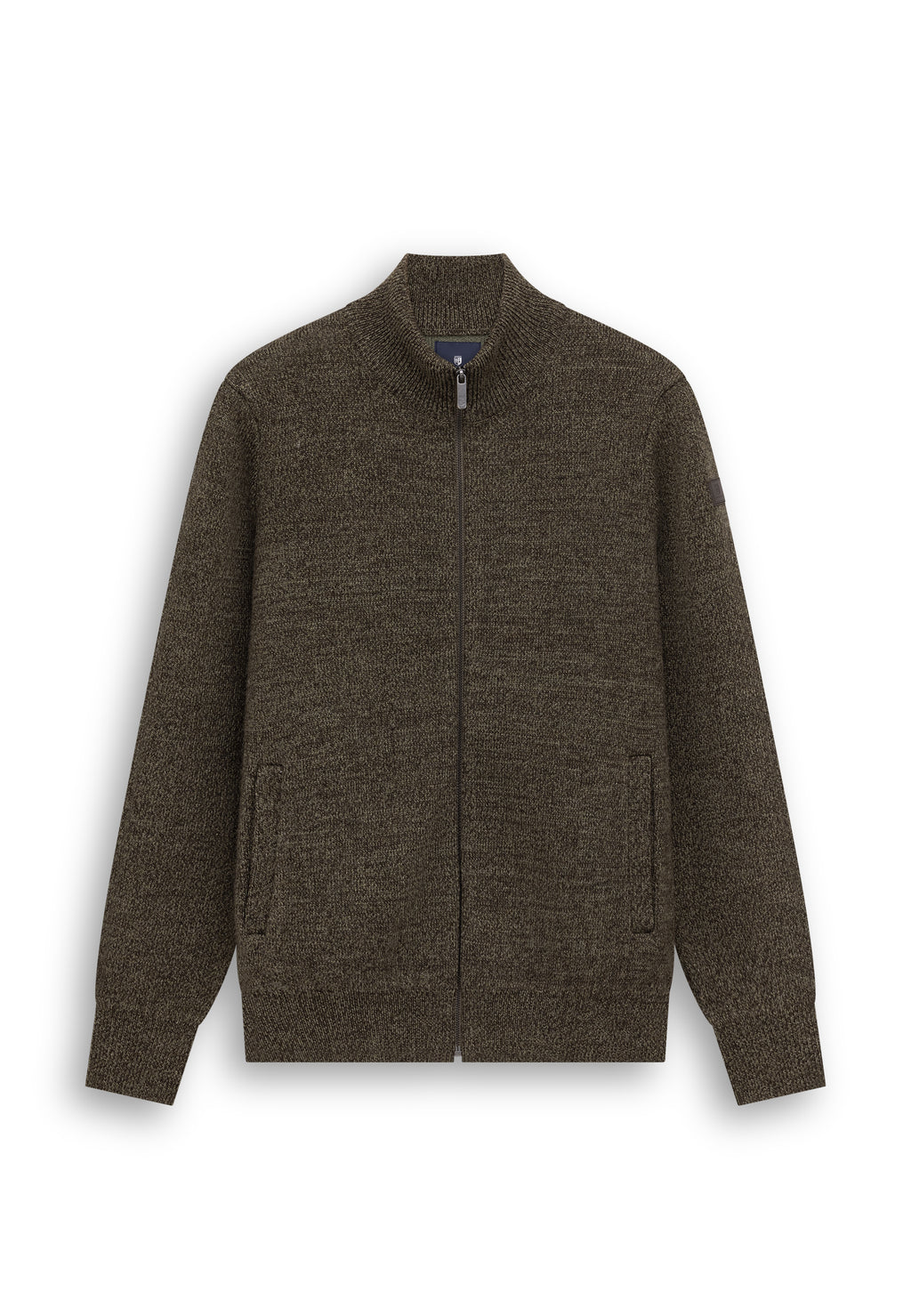 Double-knit cardigan with pockets