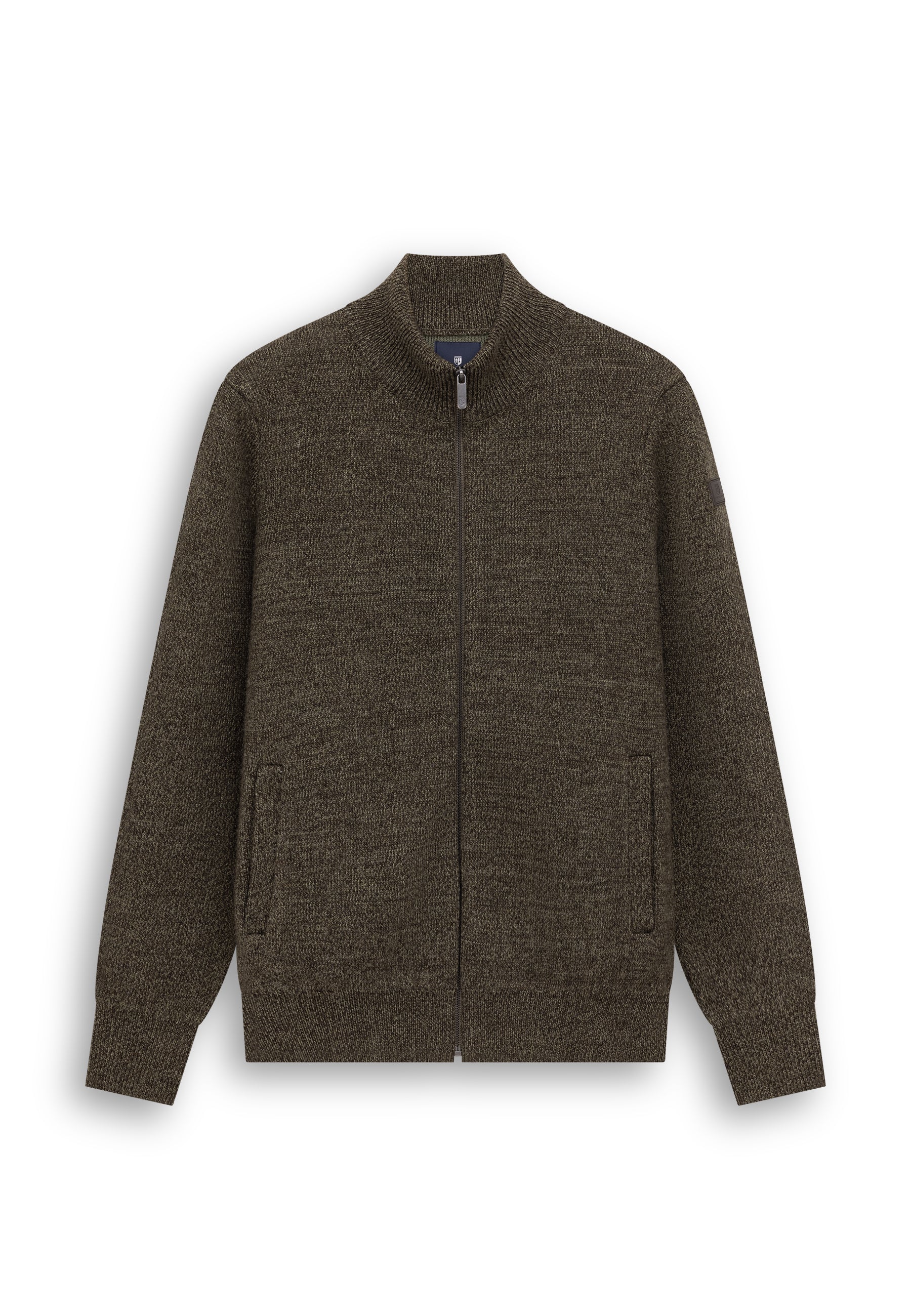 Double-knit cardigan with pockets