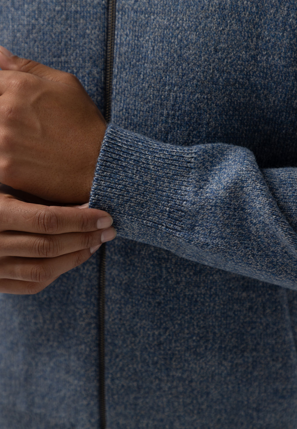 Double-knit cardigan with pockets