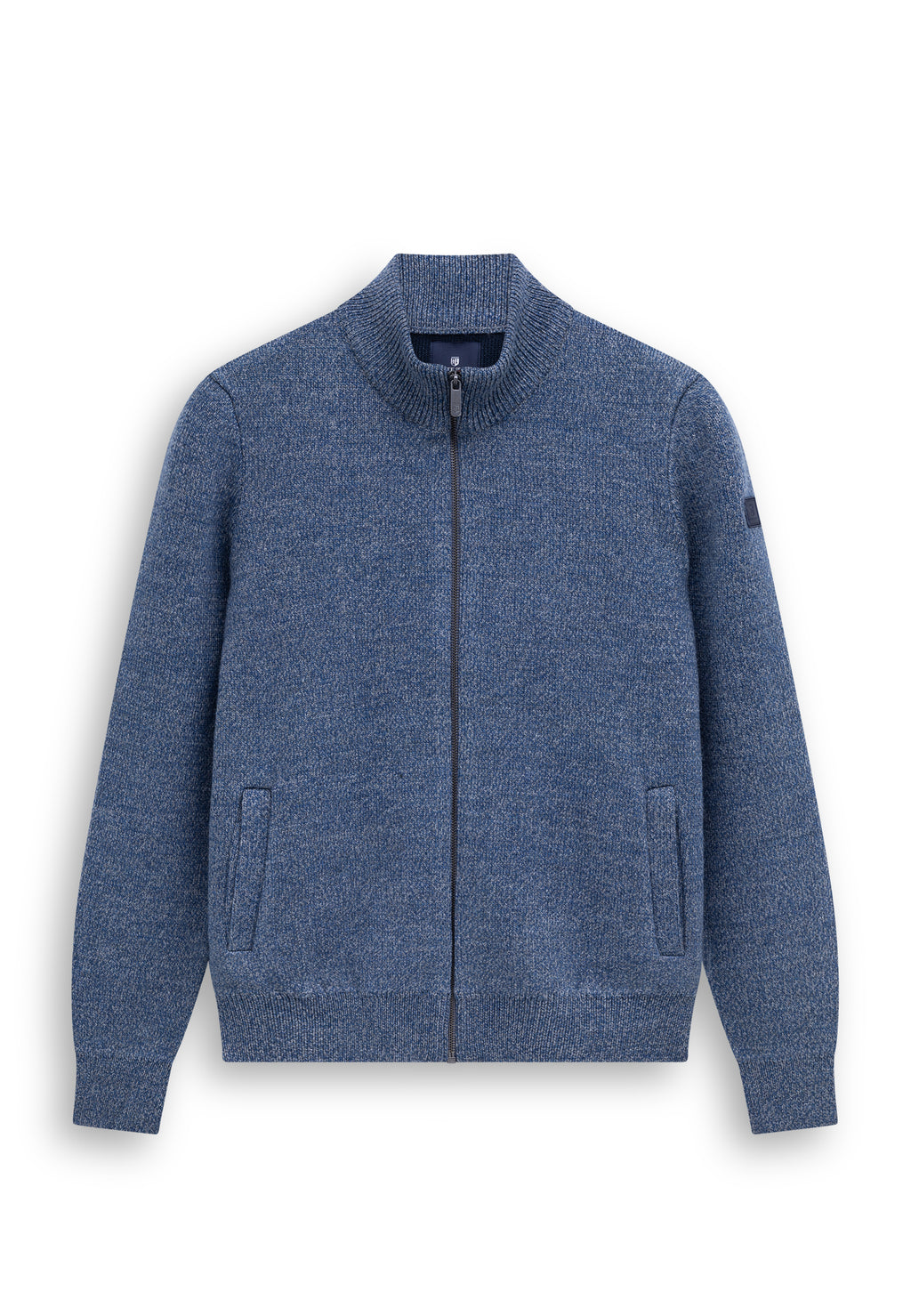 Double-knit cardigan with pockets