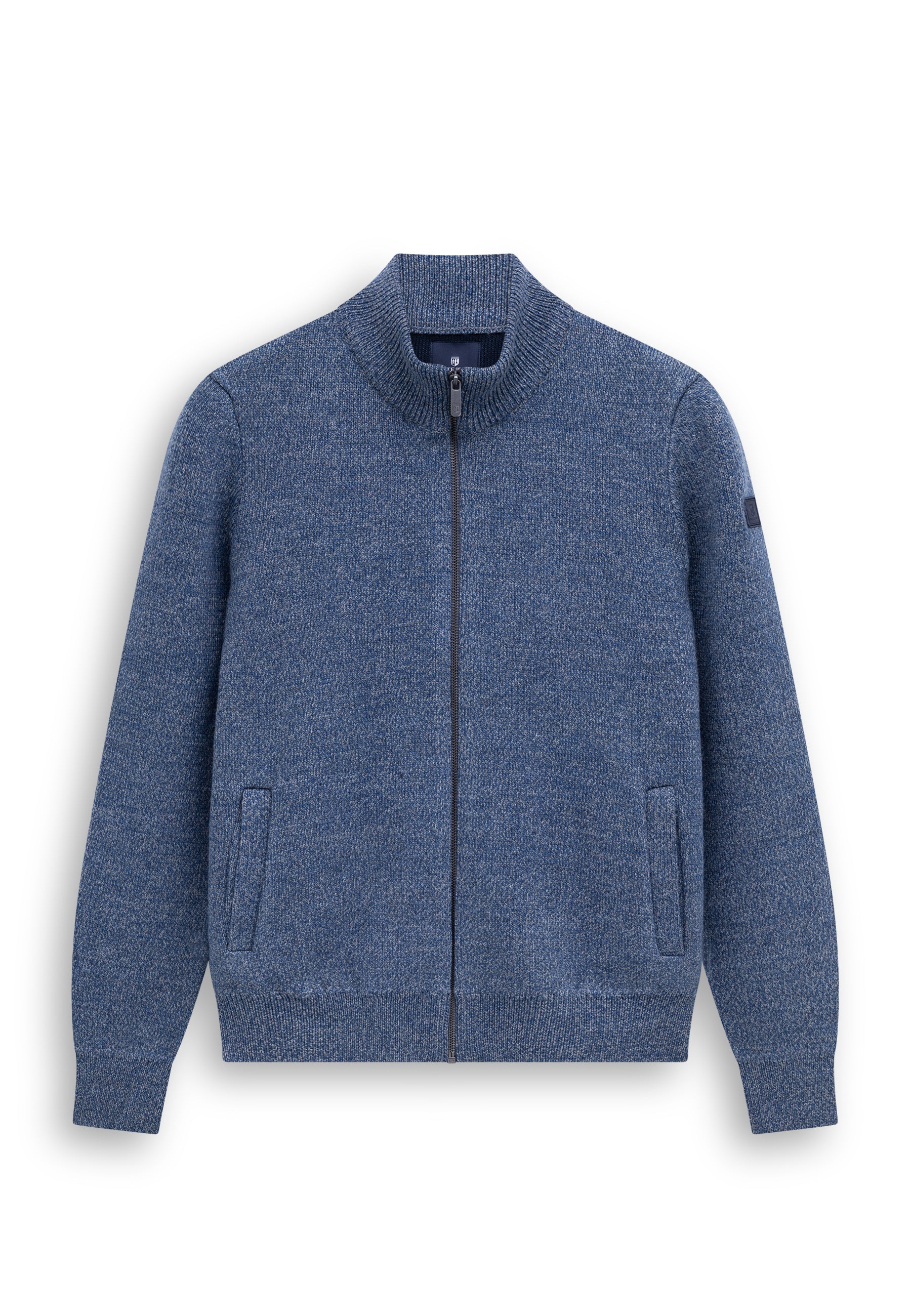 Double-knit cardigan with pockets