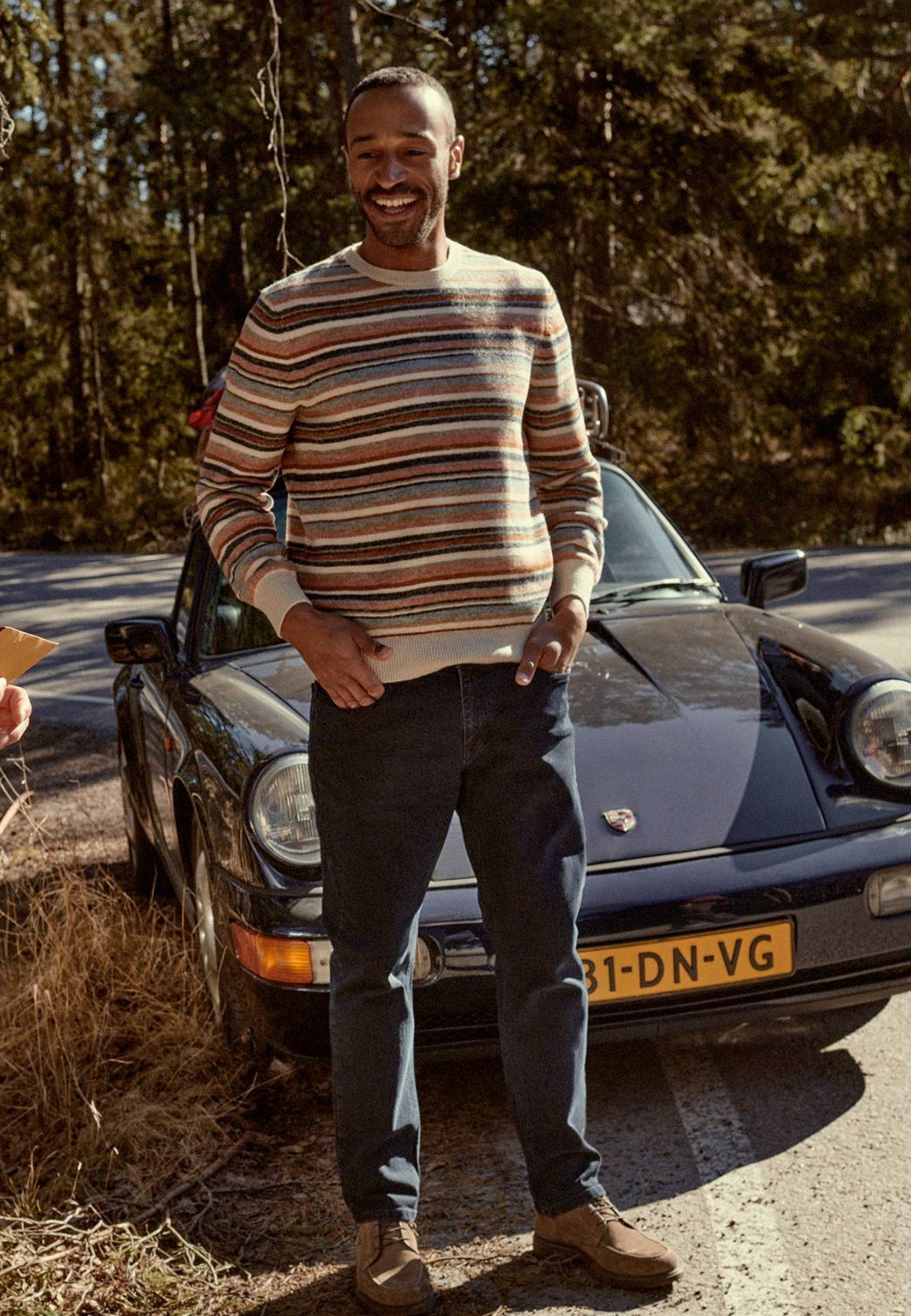 Organic cotton-blend jumper