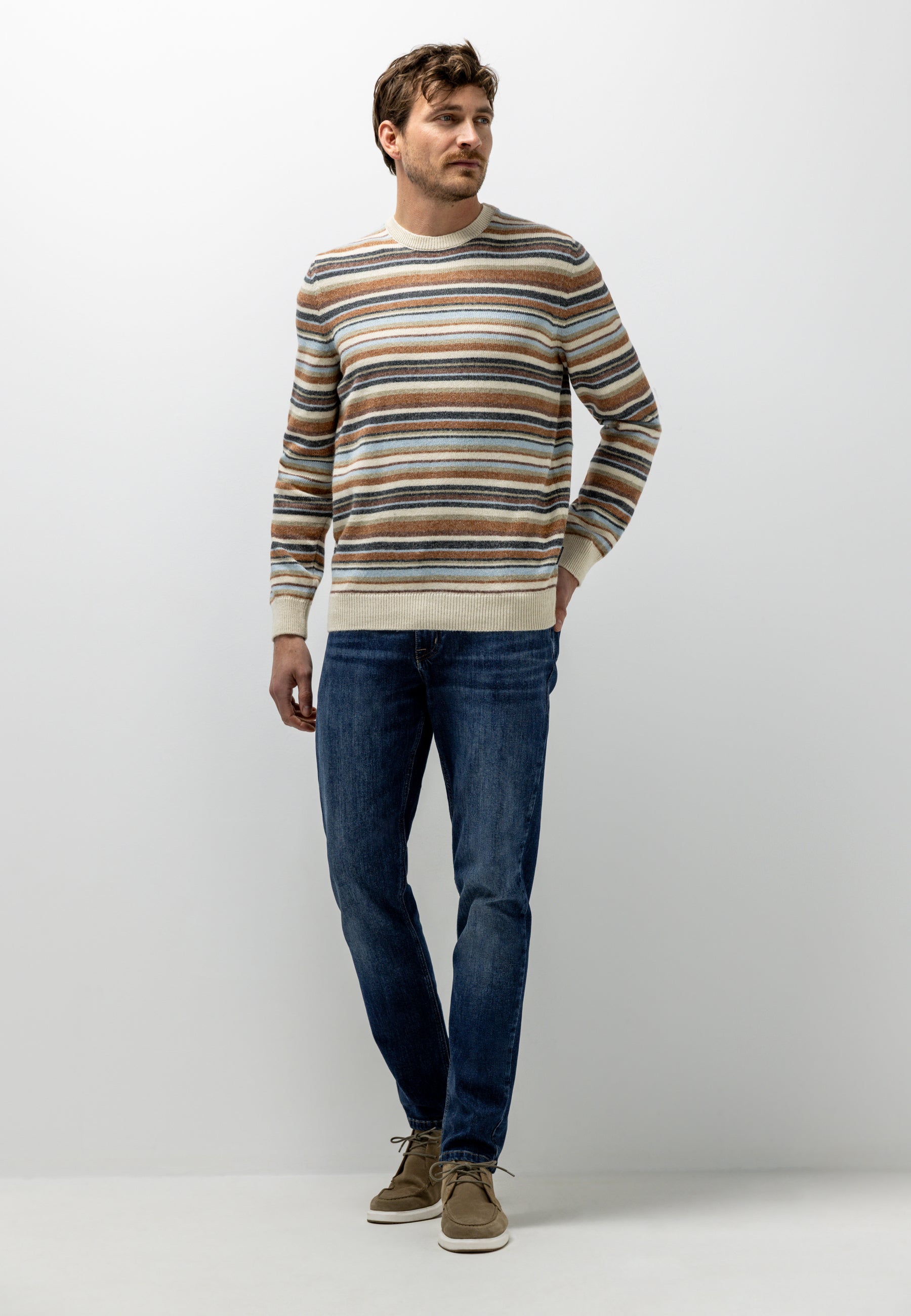 Organic cotton-blend jumper