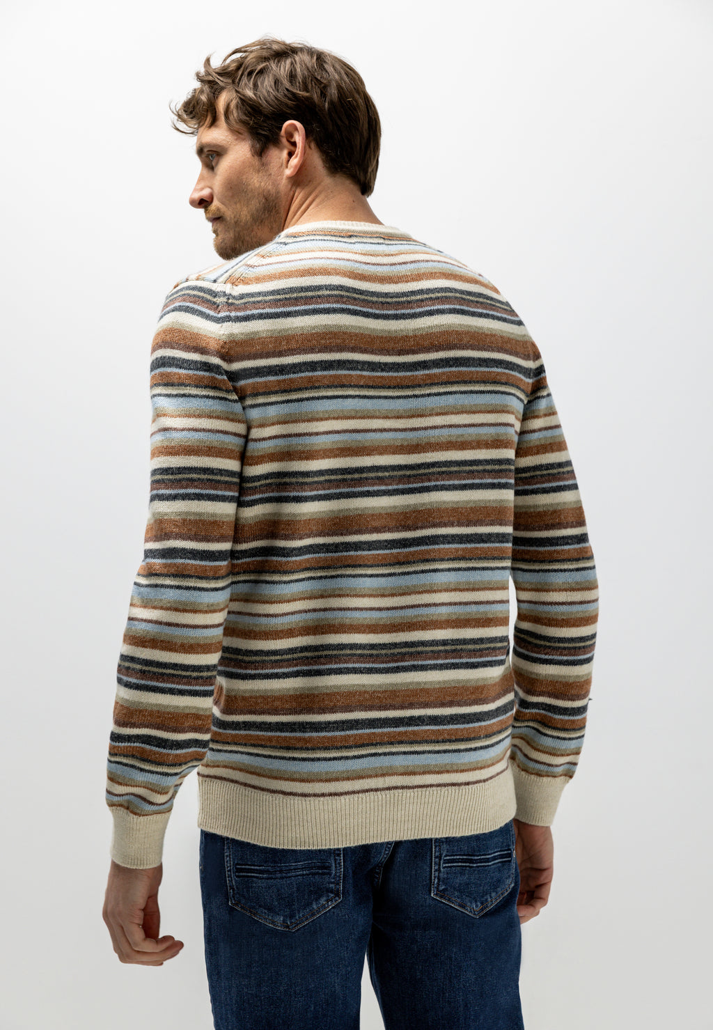 Organic cotton-blend jumper
