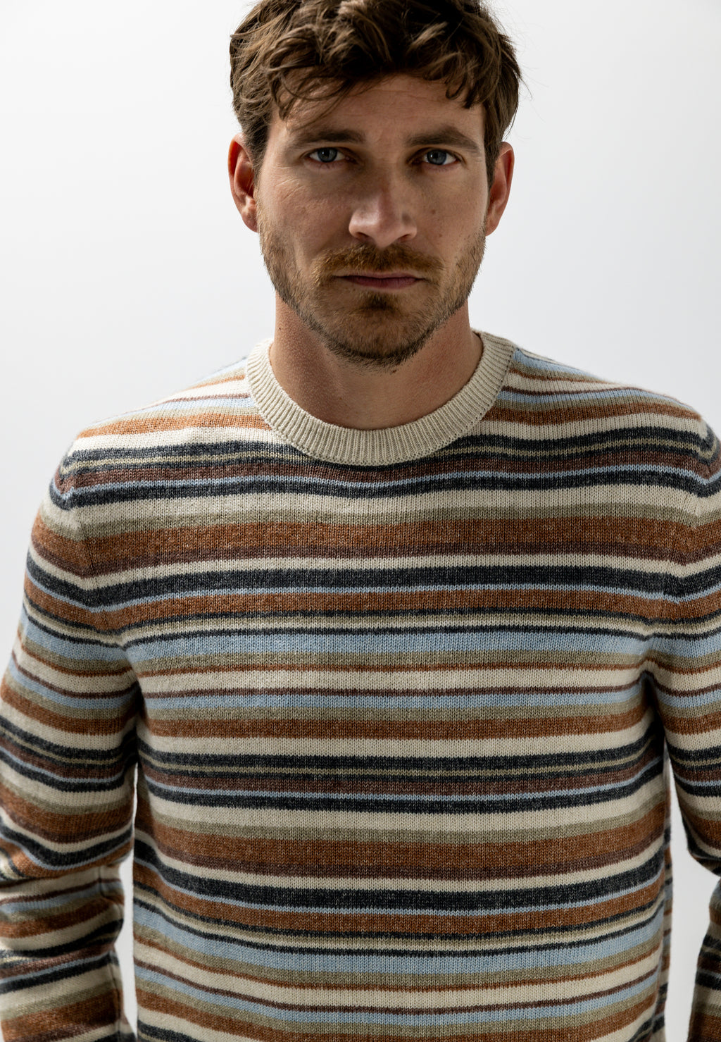 Organic cotton-blend jumper