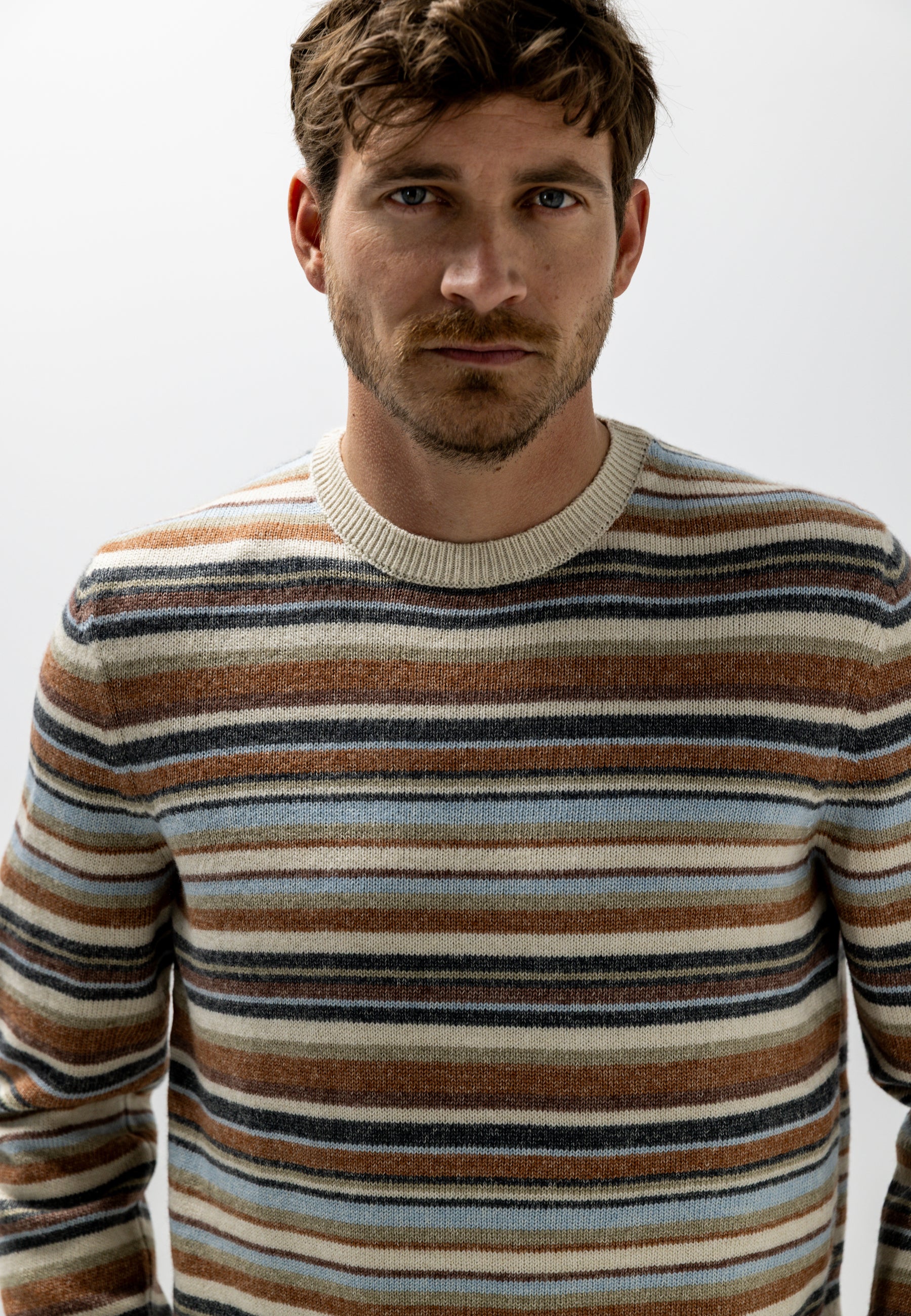 Organic cotton-blend jumper