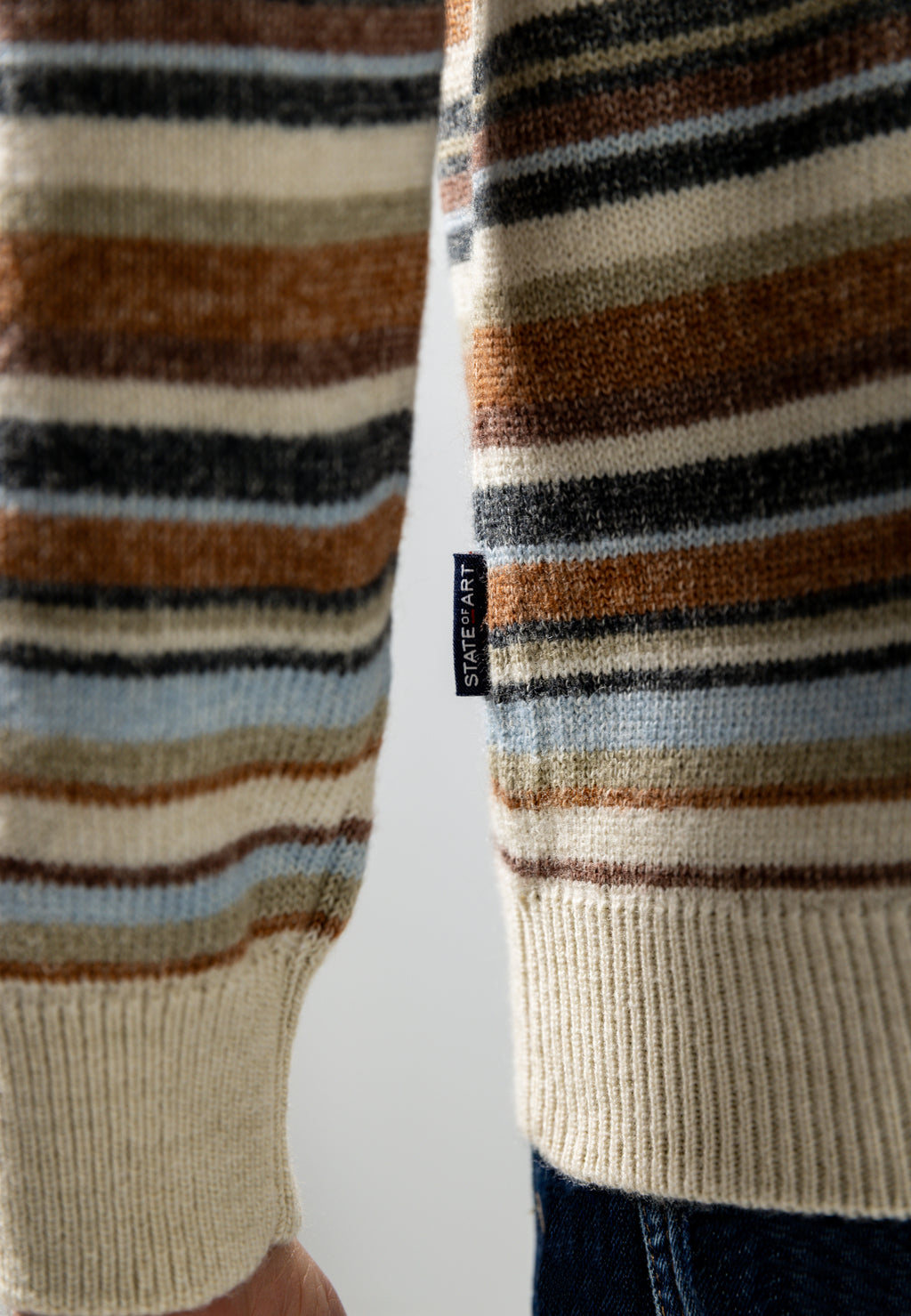 Organic cotton-blend jumper