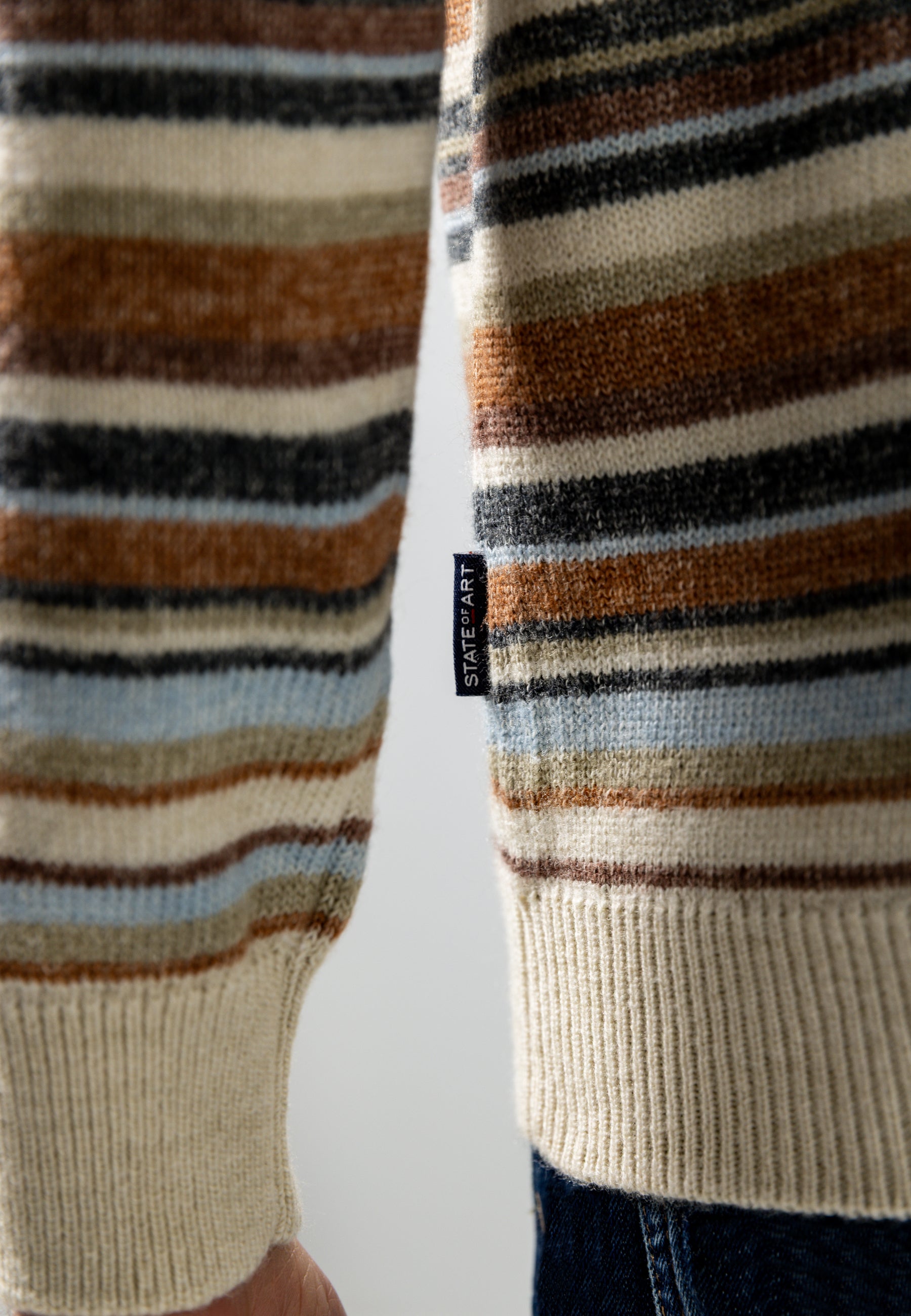 Organic cotton-blend jumper