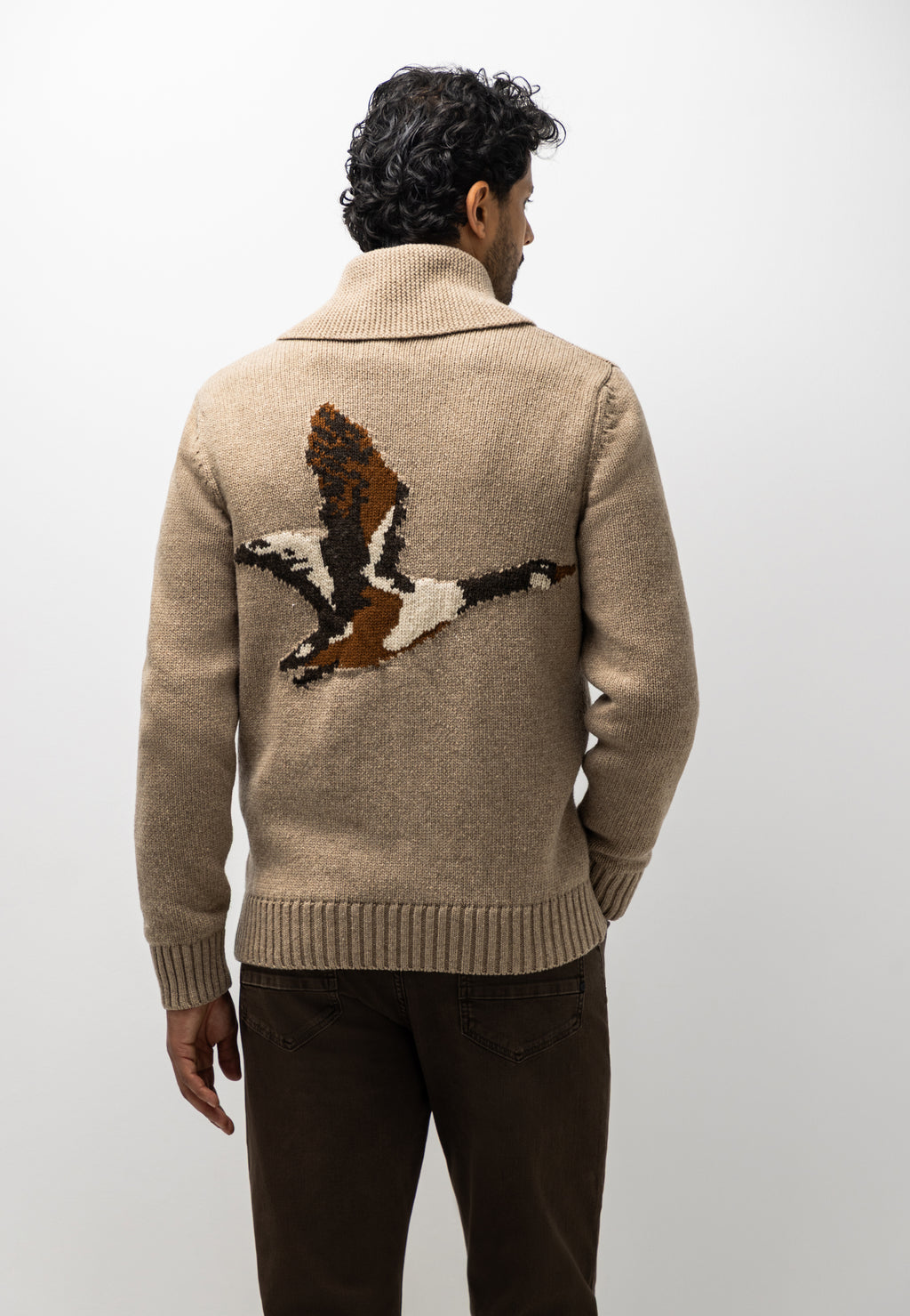 Vest met artwork op borst