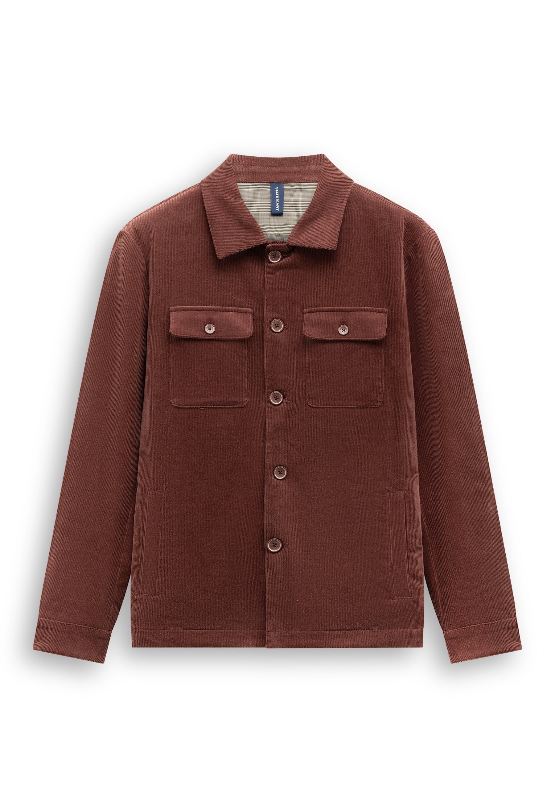 Halfgevoerd overshirt