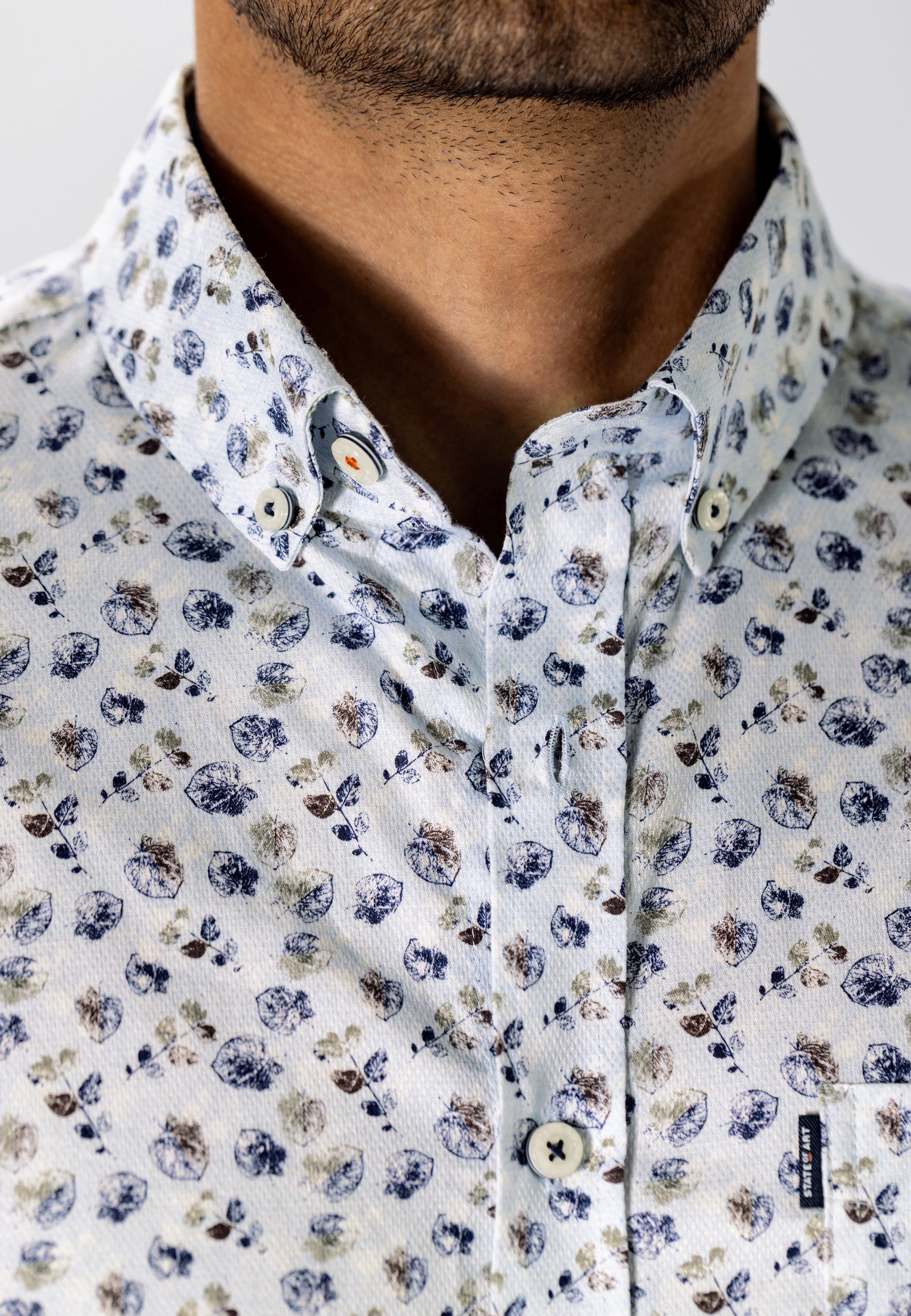 Overhemd met botanische print
