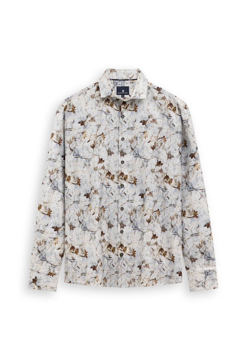 Chemise à motif chevrons