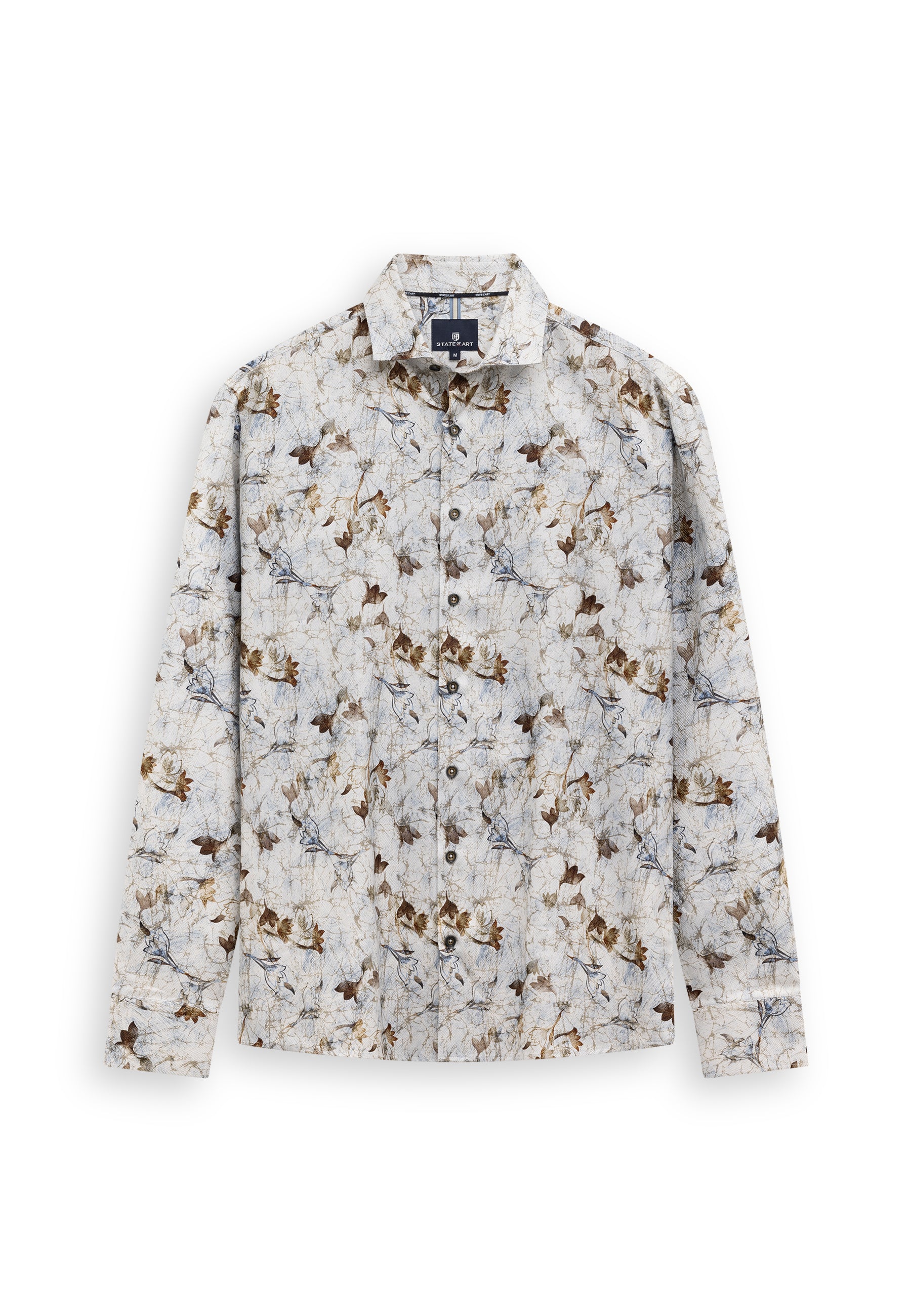 Chemise à motif chevrons