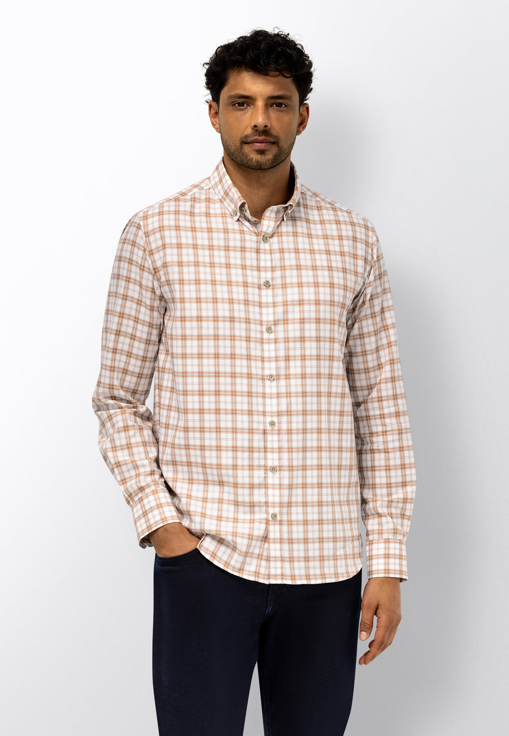 Checked cotton shirt