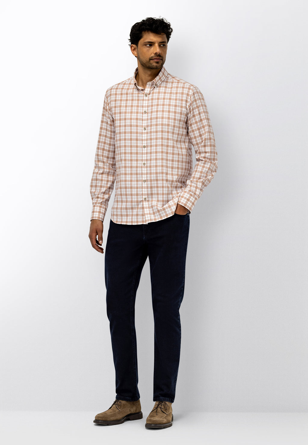 Checked cotton shirt