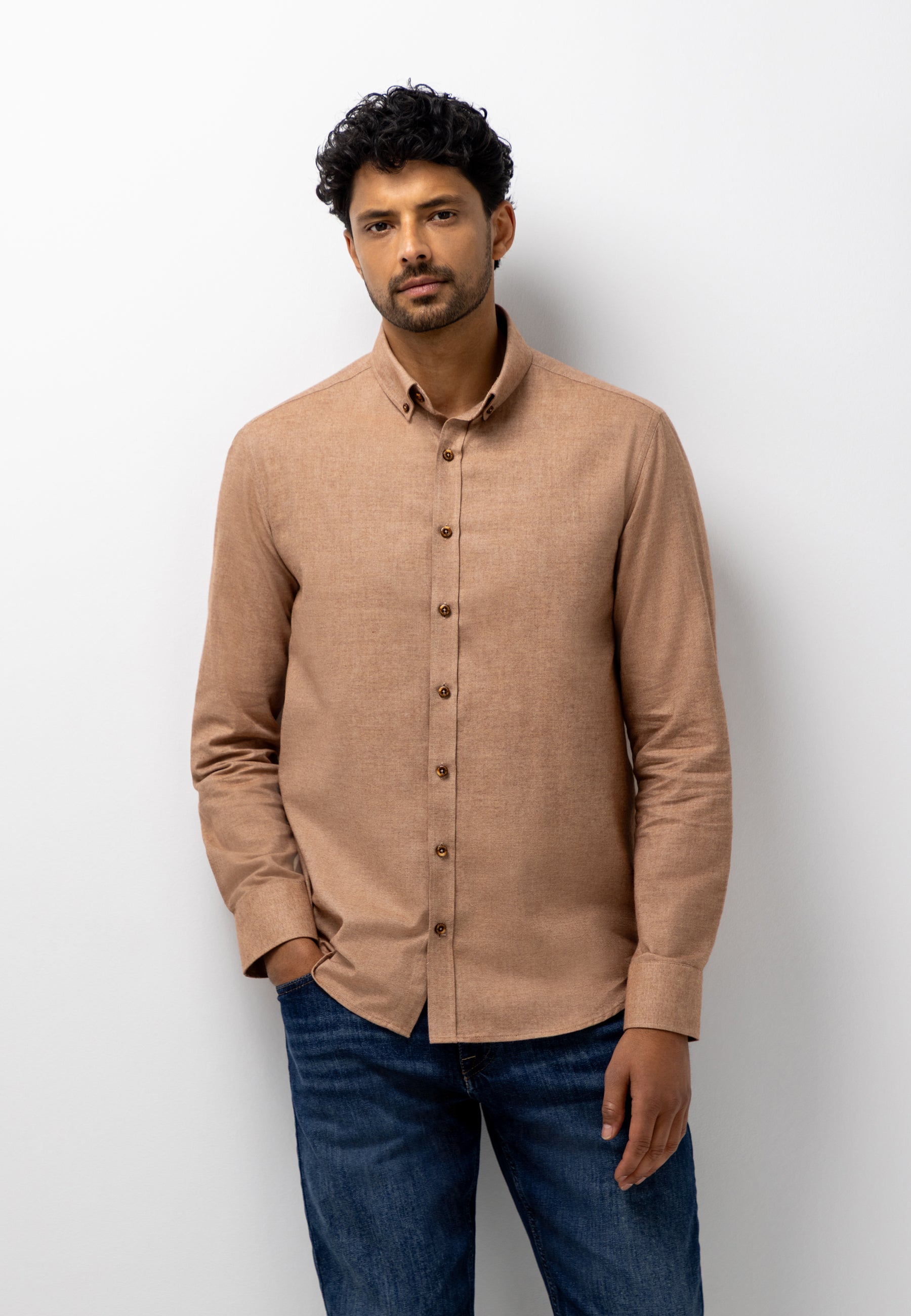 Cotton twill shirt