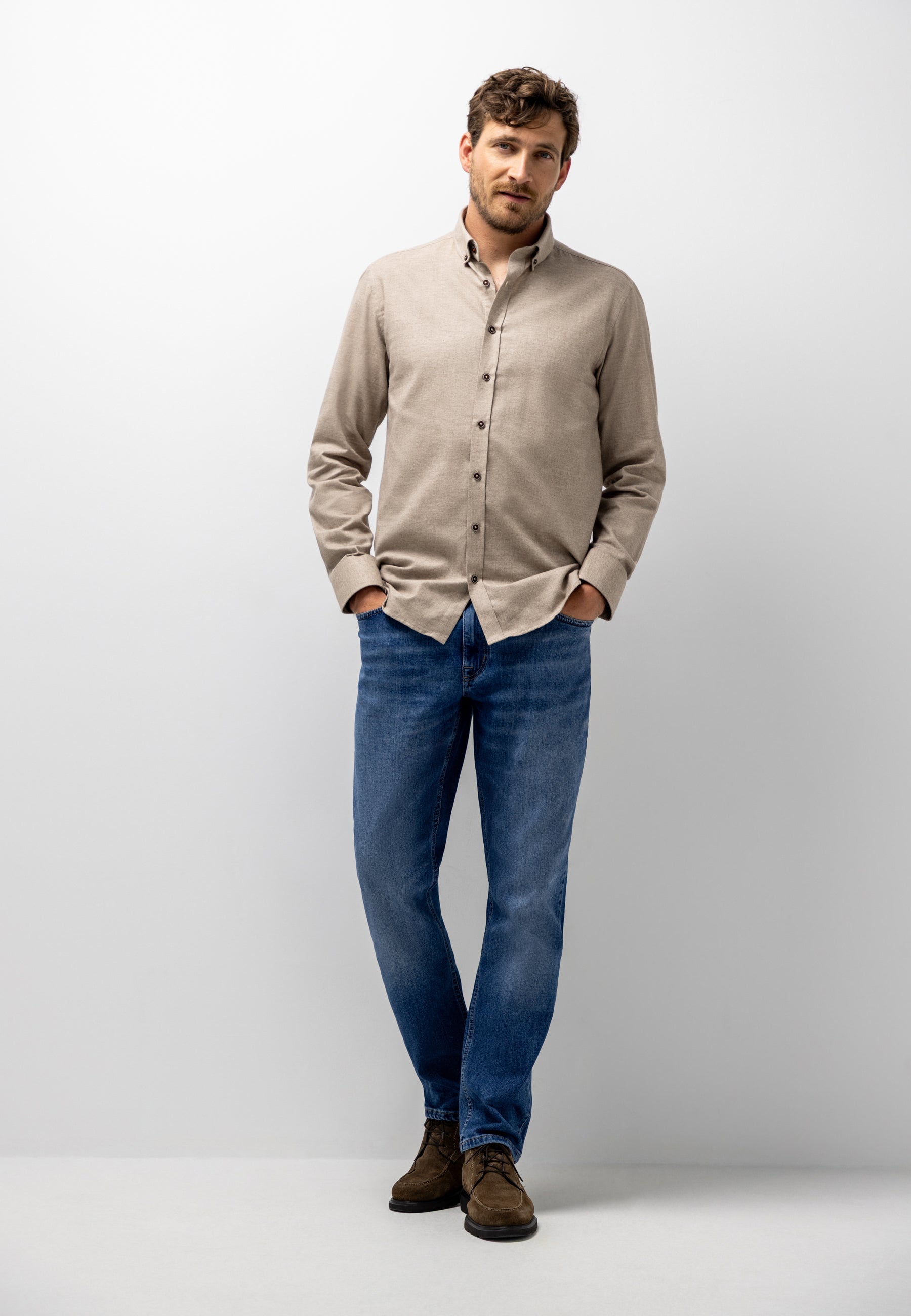 Cotton twill shirt