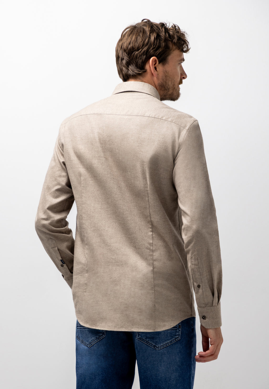 Chemise en coton sergé