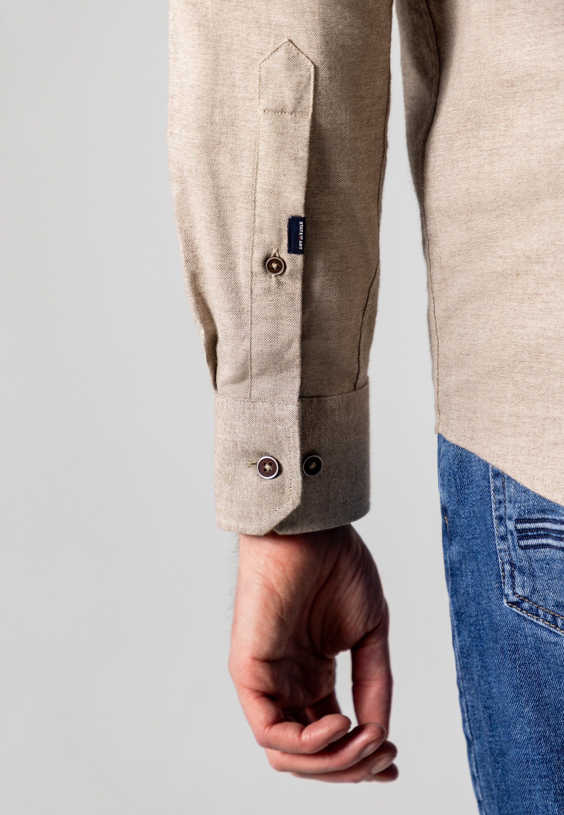 Cotton twill shirt