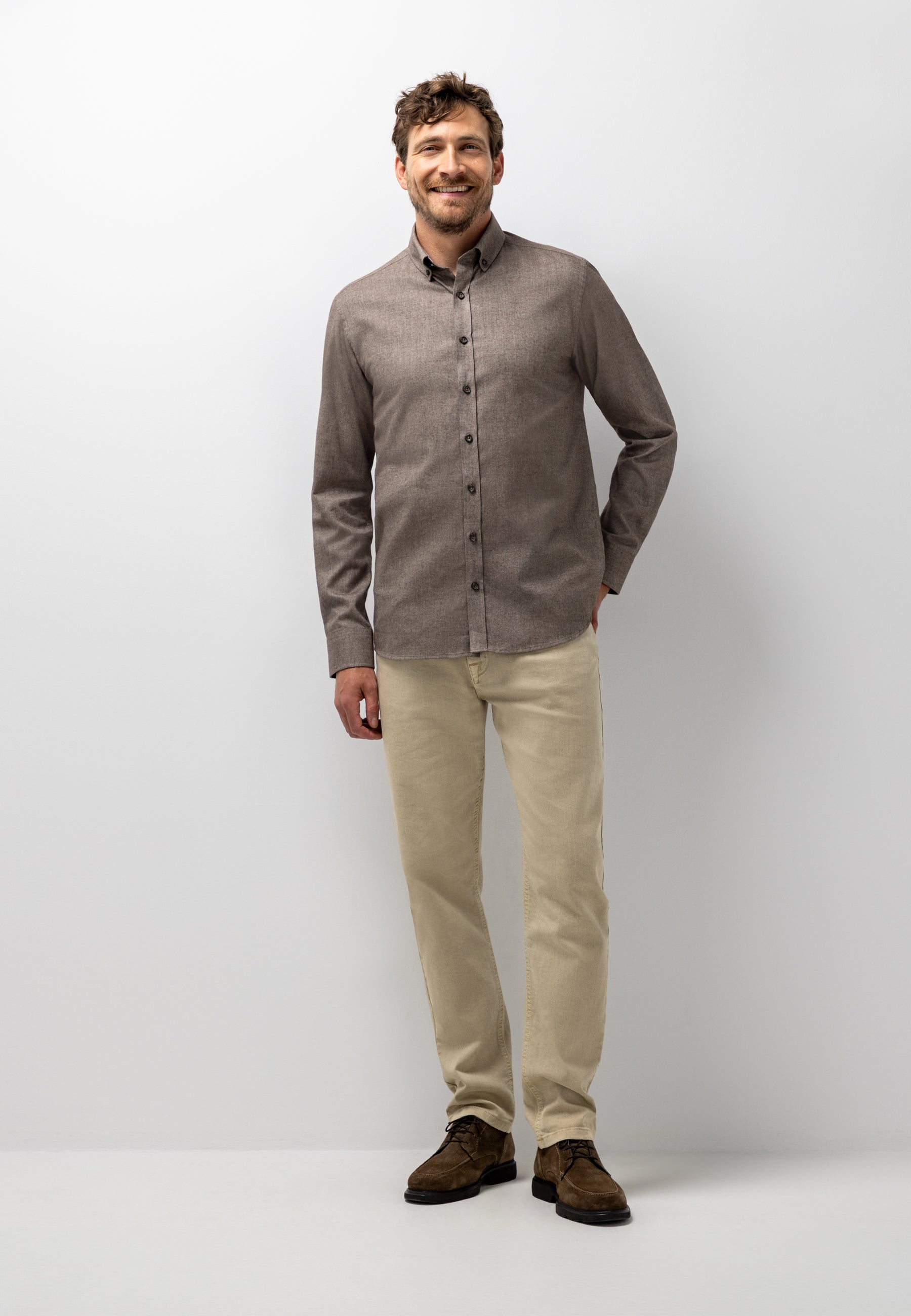 Cotton twill shirt
