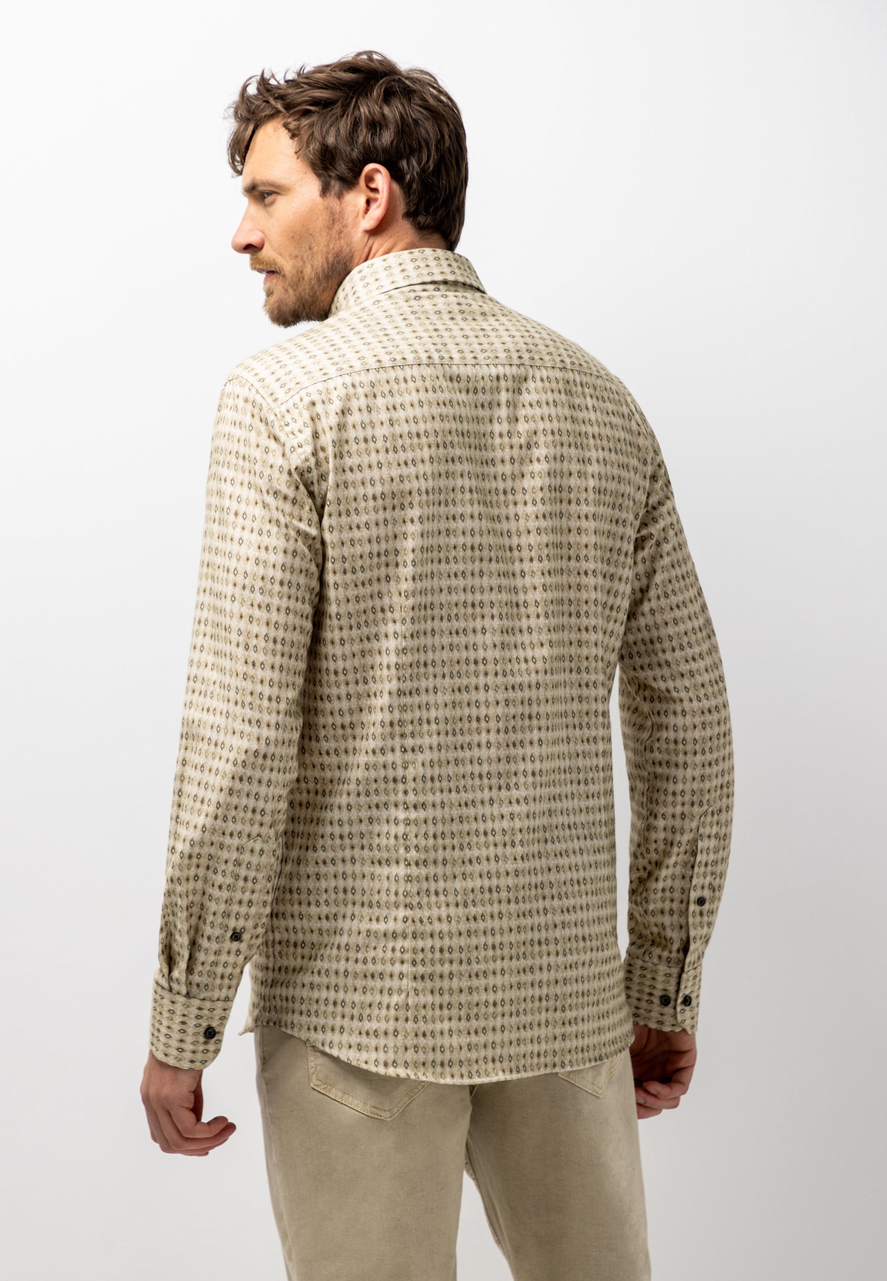 Chemise en twill brossé