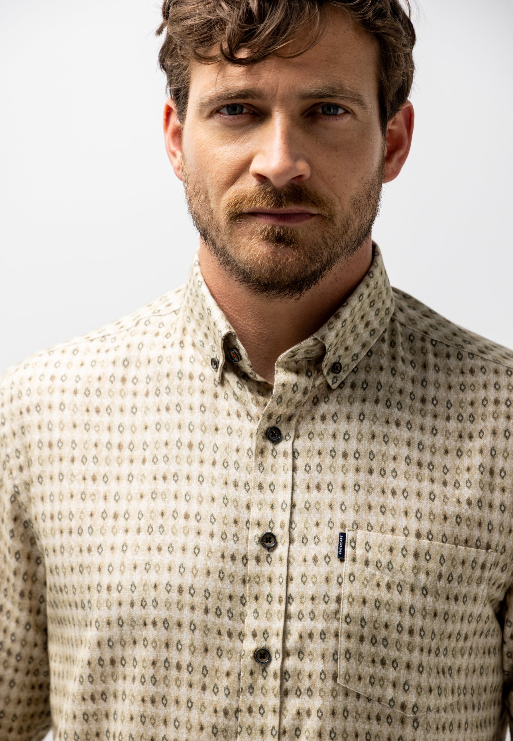 Chemise en twill brossé