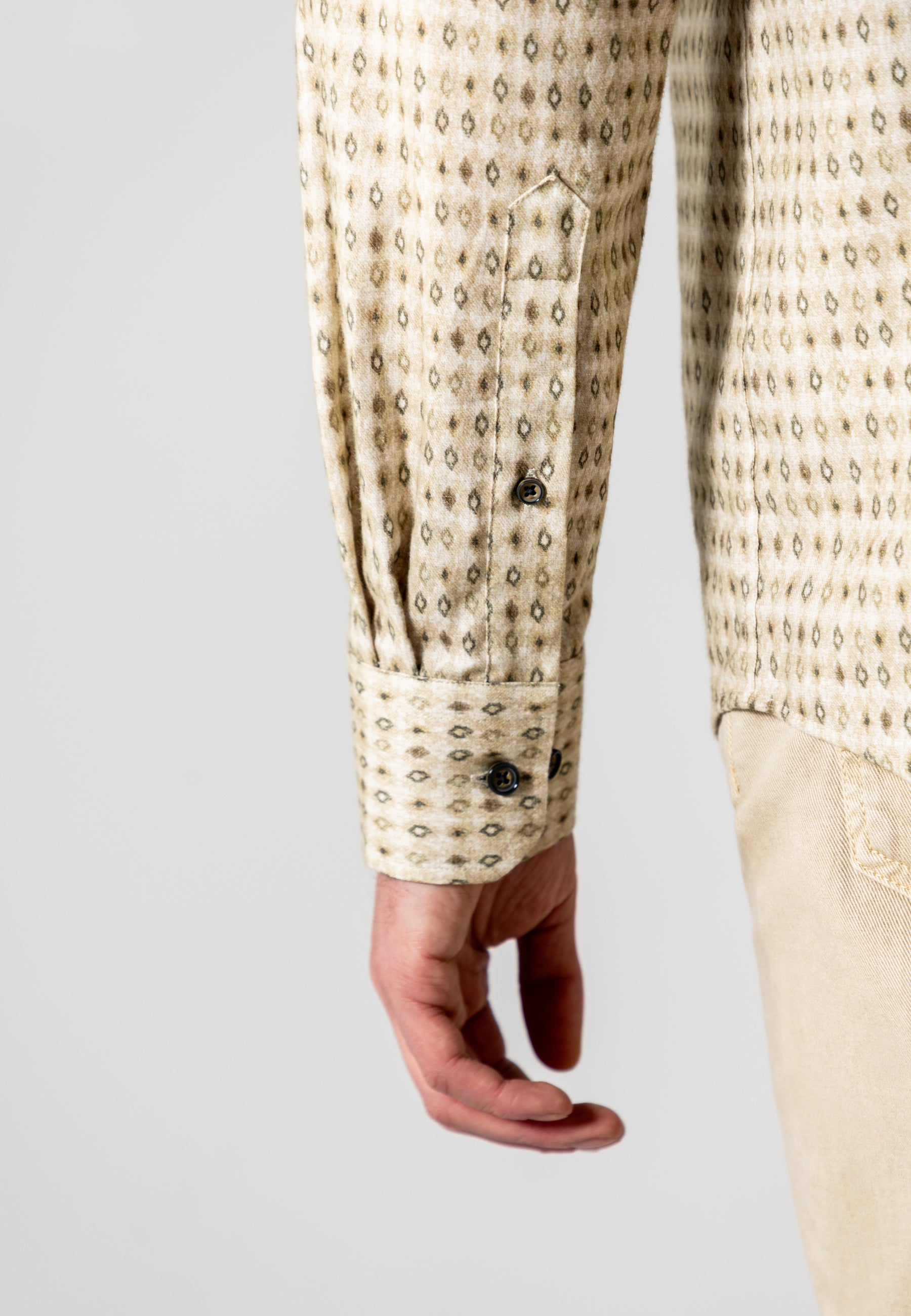 Chemise en twill brossé