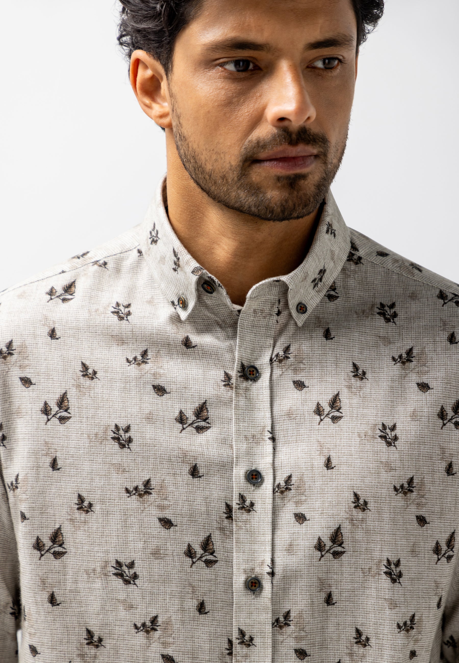 Flannel twill shirt