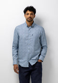 Shirt with geometric print