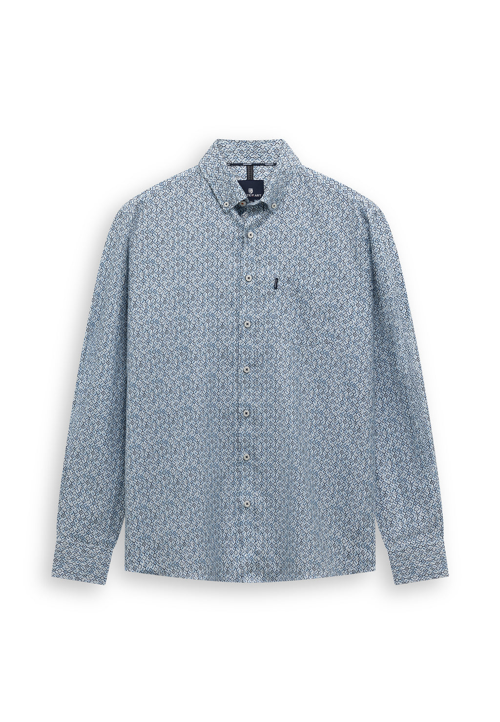 Shirt with geometric print