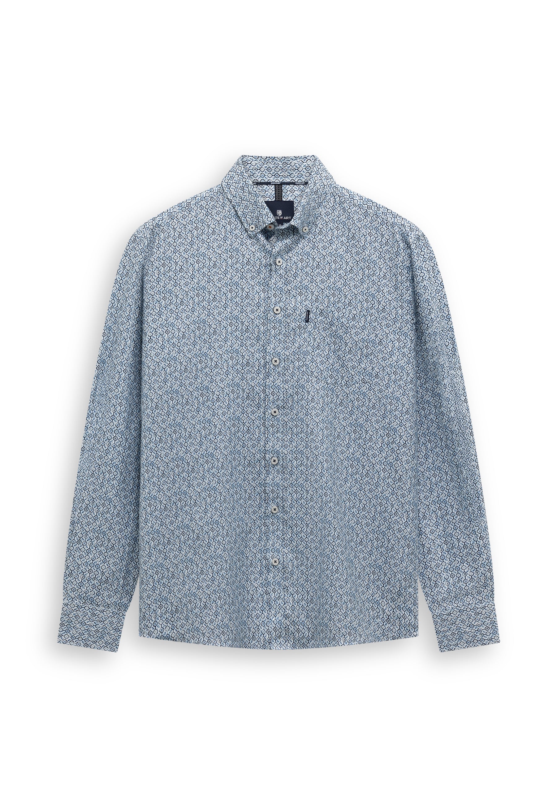 Shirt with geometric print