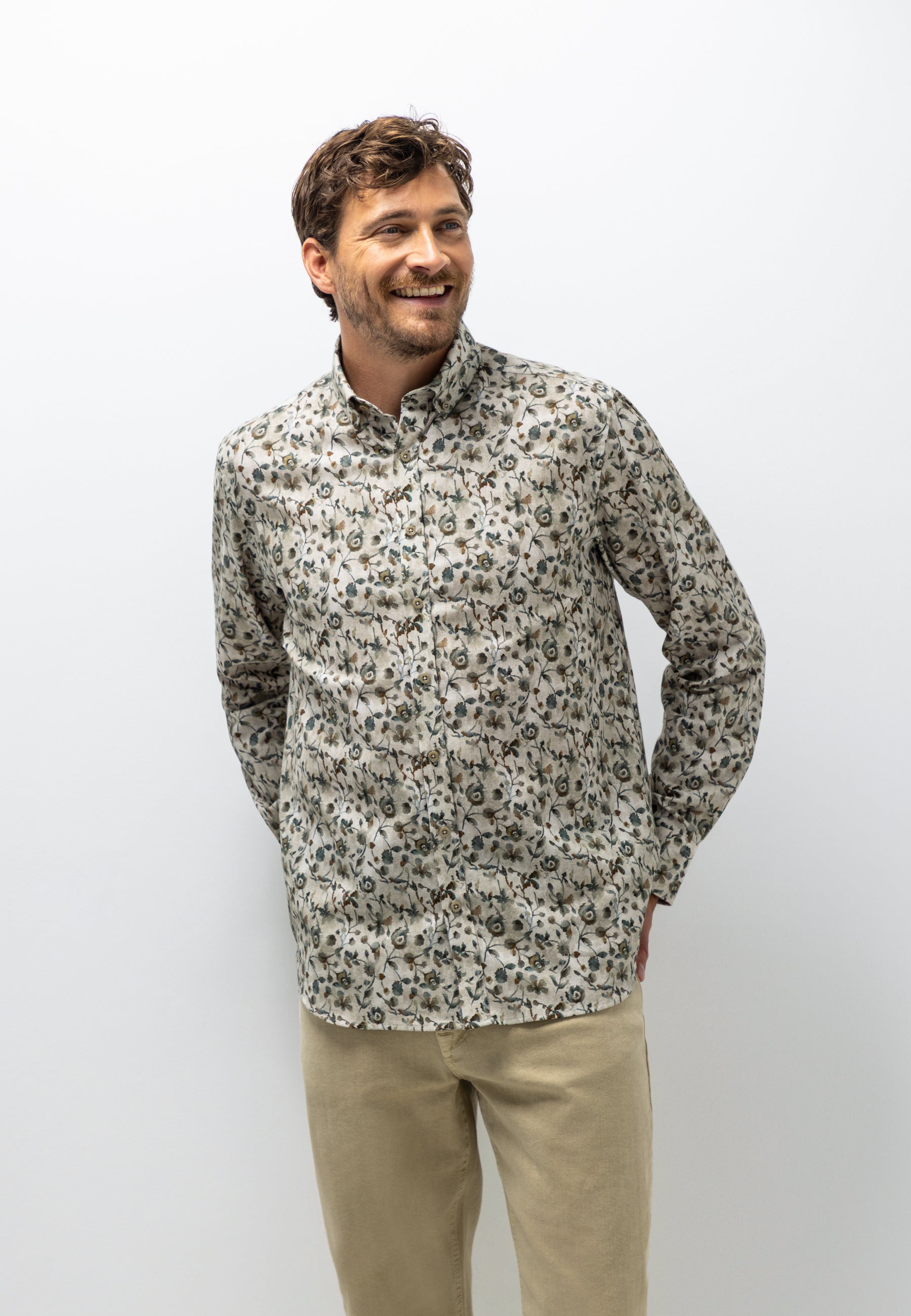 Cotton twill shirt