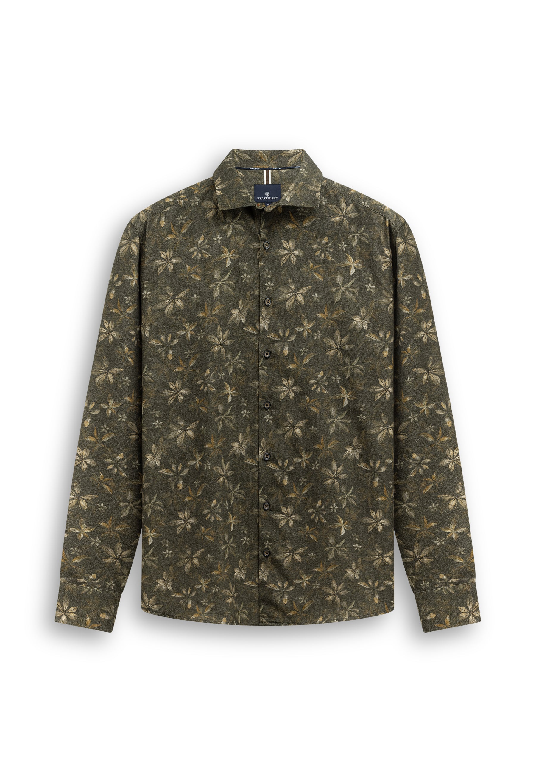 Chemise à imprimé botanique