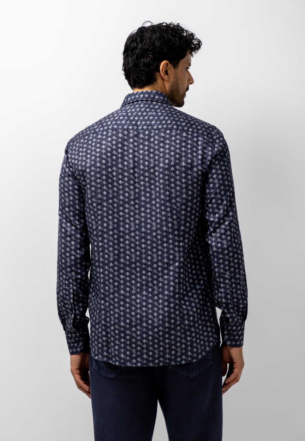Flanellen overhemd met print
