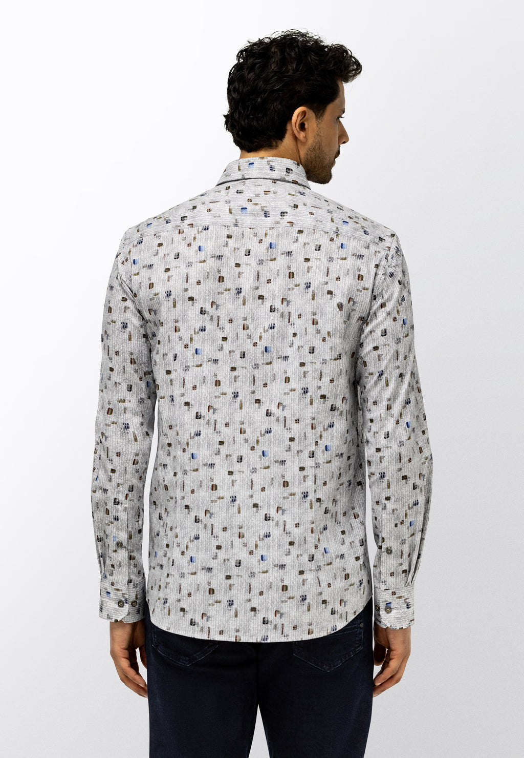 Chemise à motif texturé