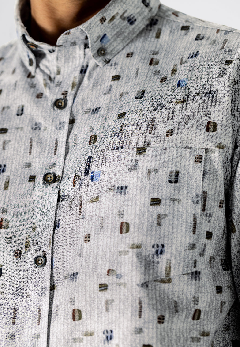 Chemise à motif texturé