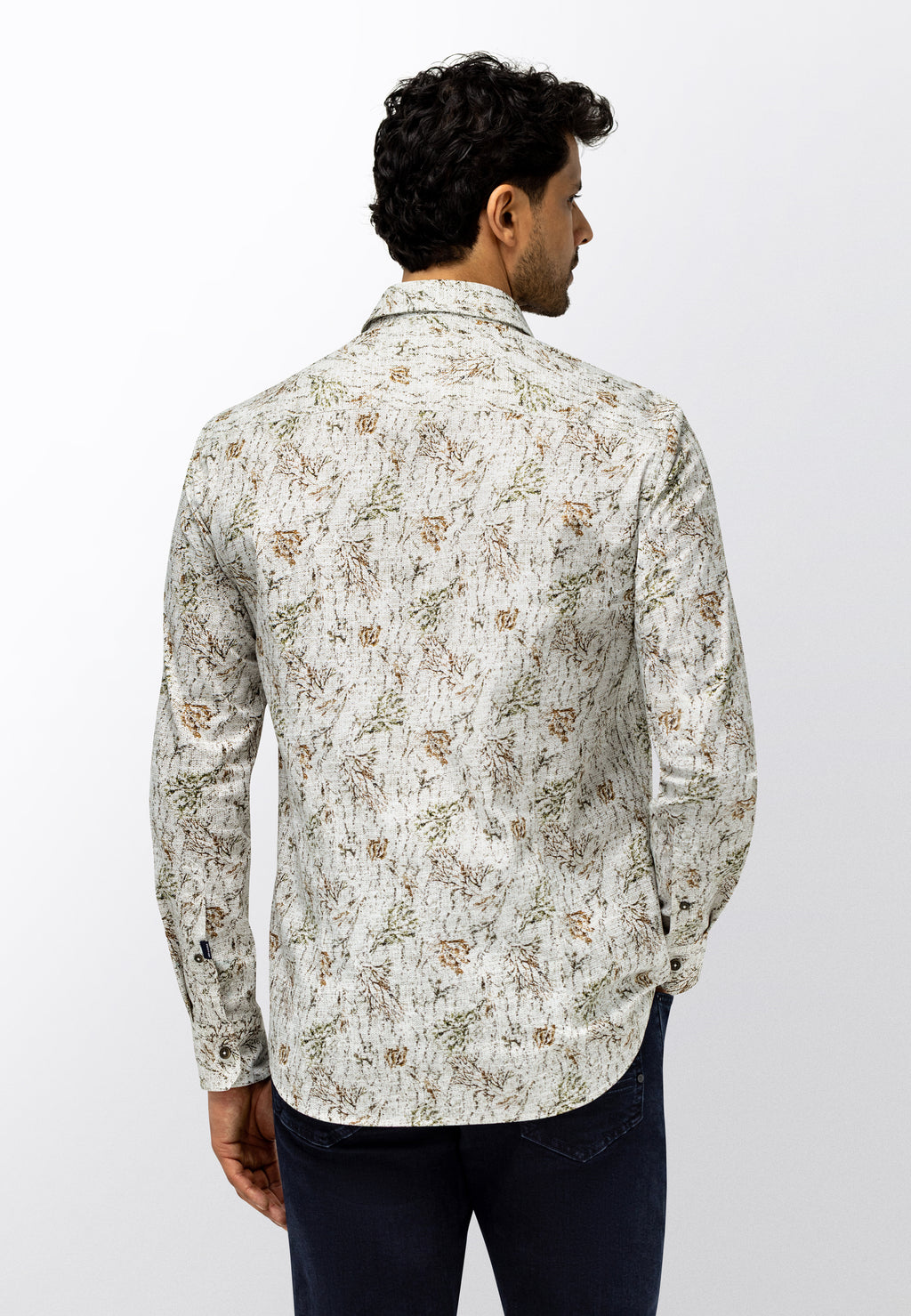 Overhemd met botanische print