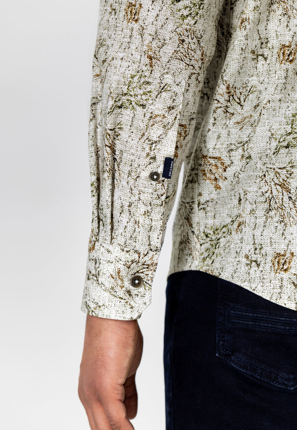 Overhemd met botanische print