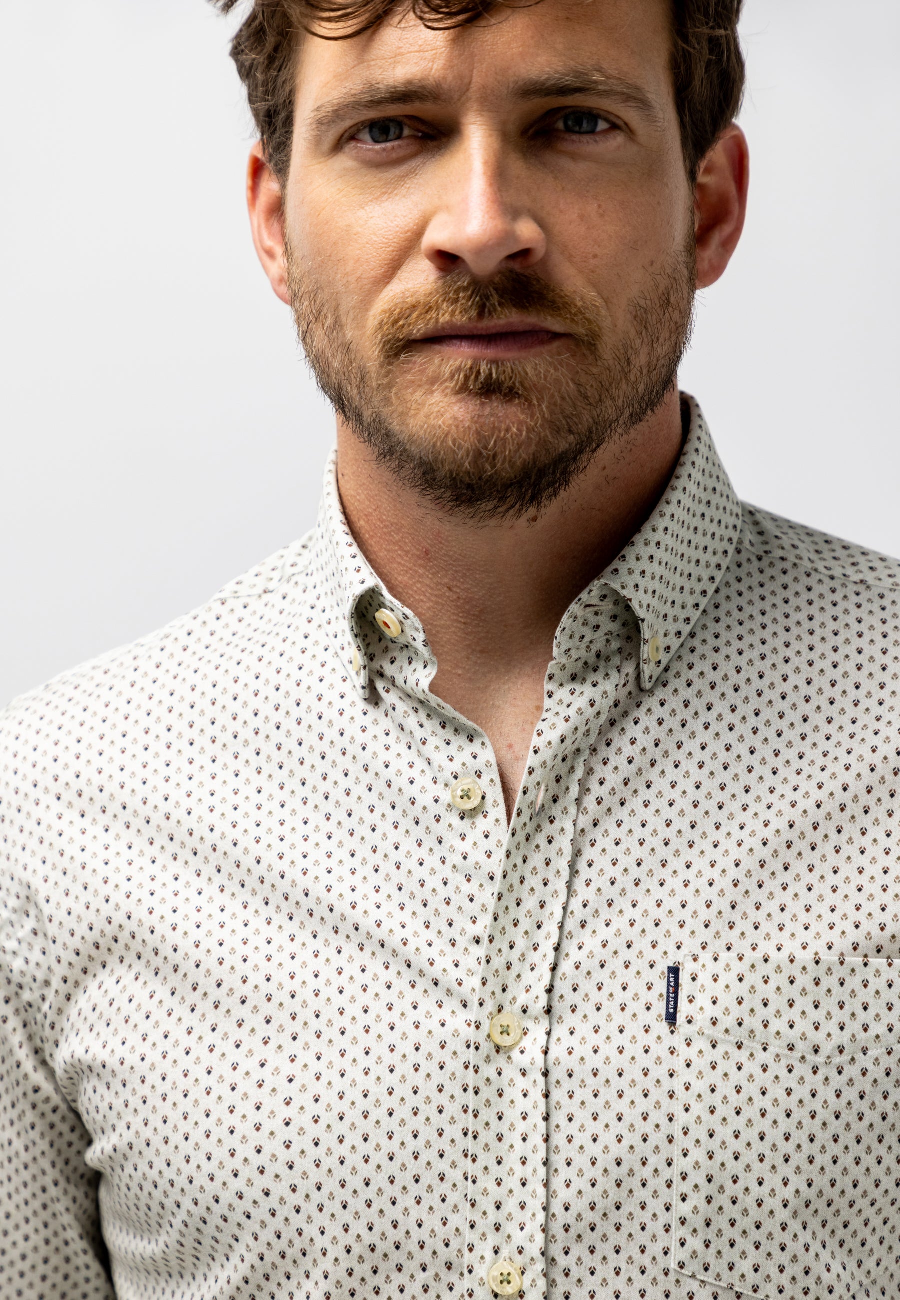 Shirt with graphic all-over print