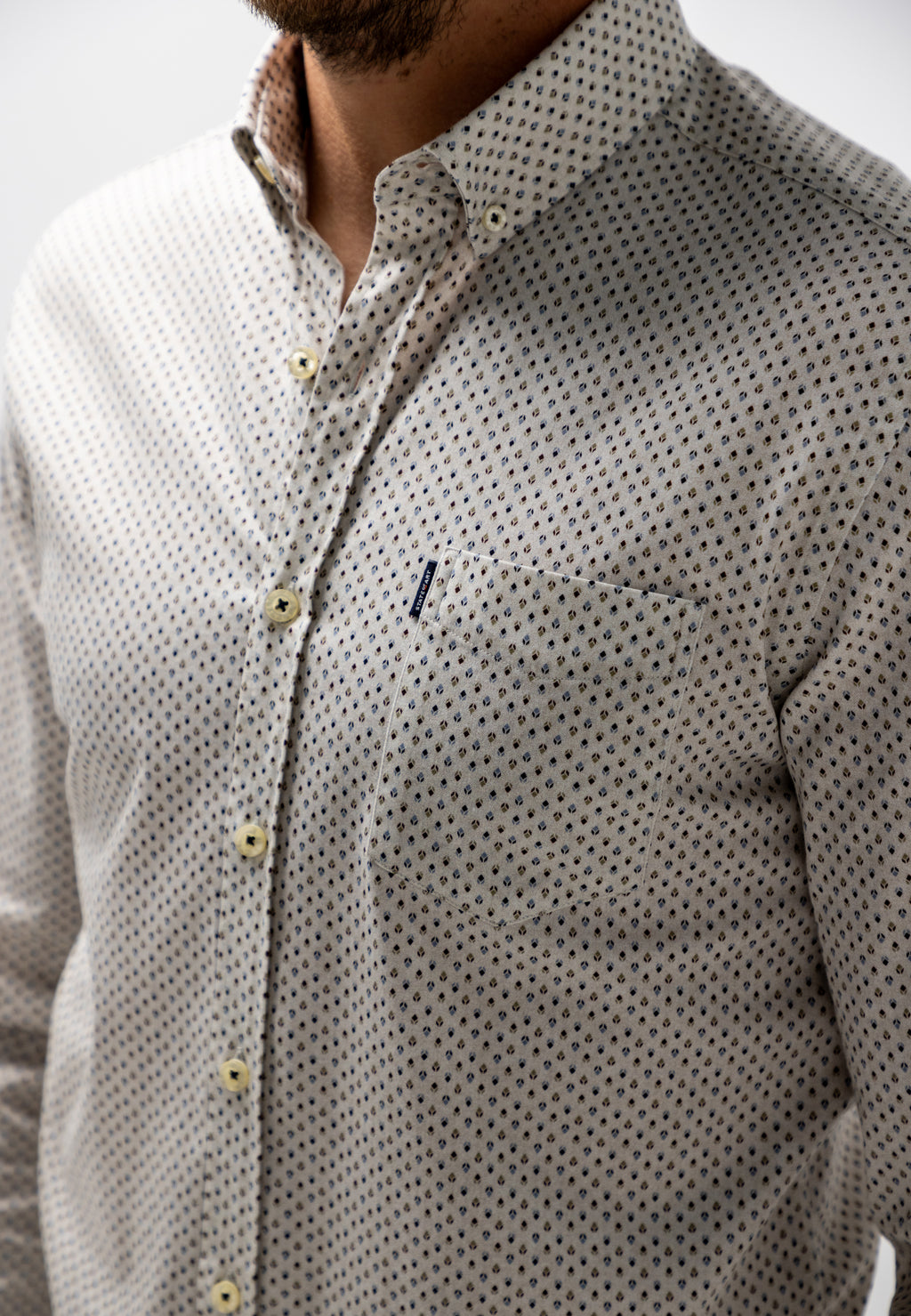 Shirt with graphic all-over print