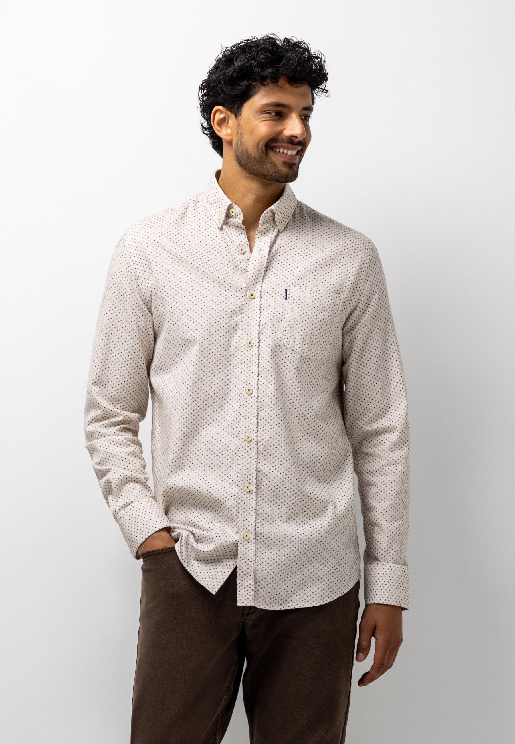 Shirt with graphic all-over print